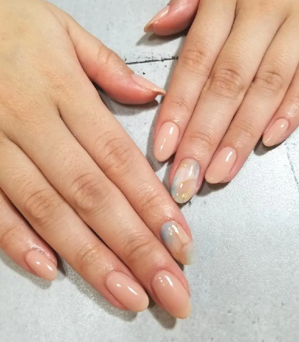 ネイル アートネイル ワンカラーネイル ハンドネイル nijiiro🌈 サトウのネイルデザイン