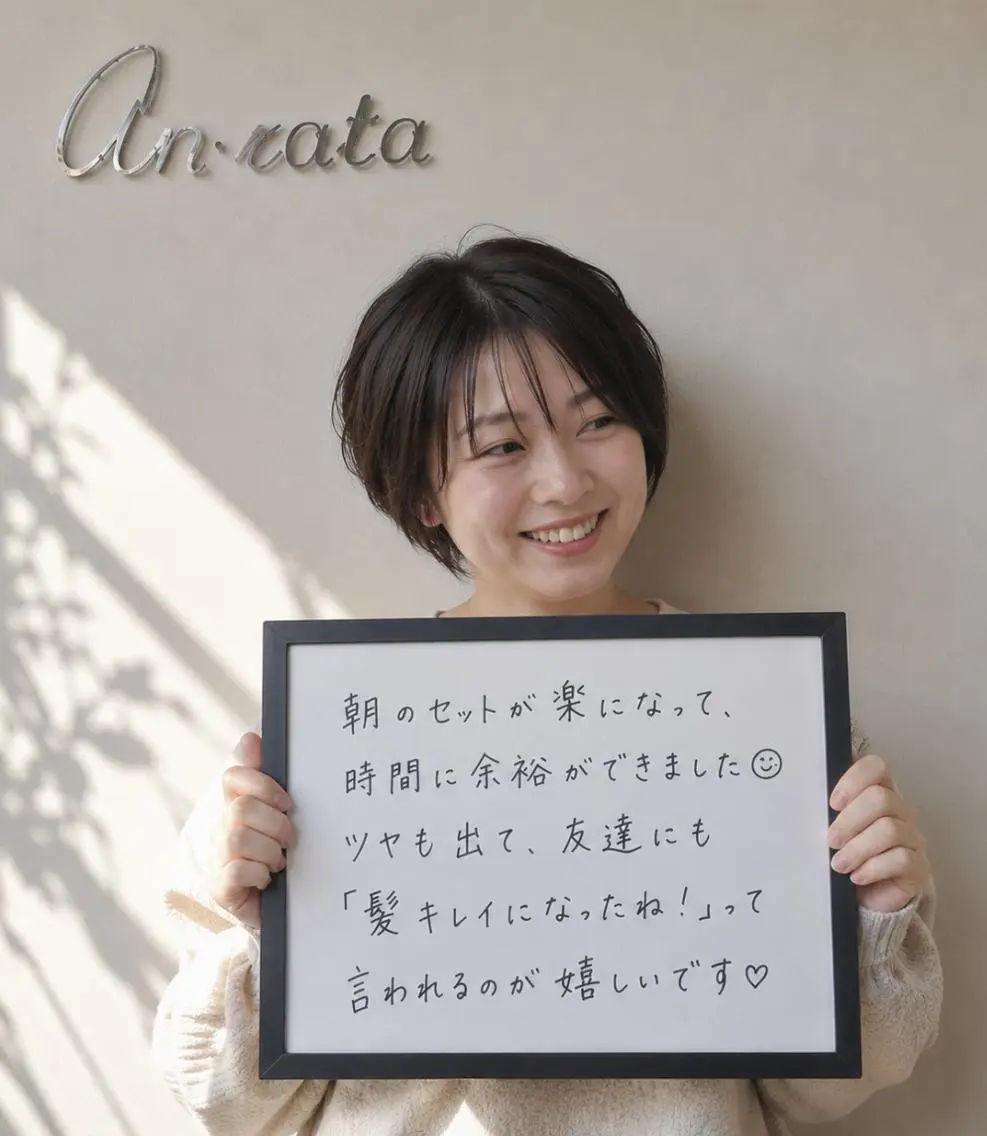 ショート カット ヘアカラー an・rata/ プチプラ/和歌山市駅のヘアスタイル