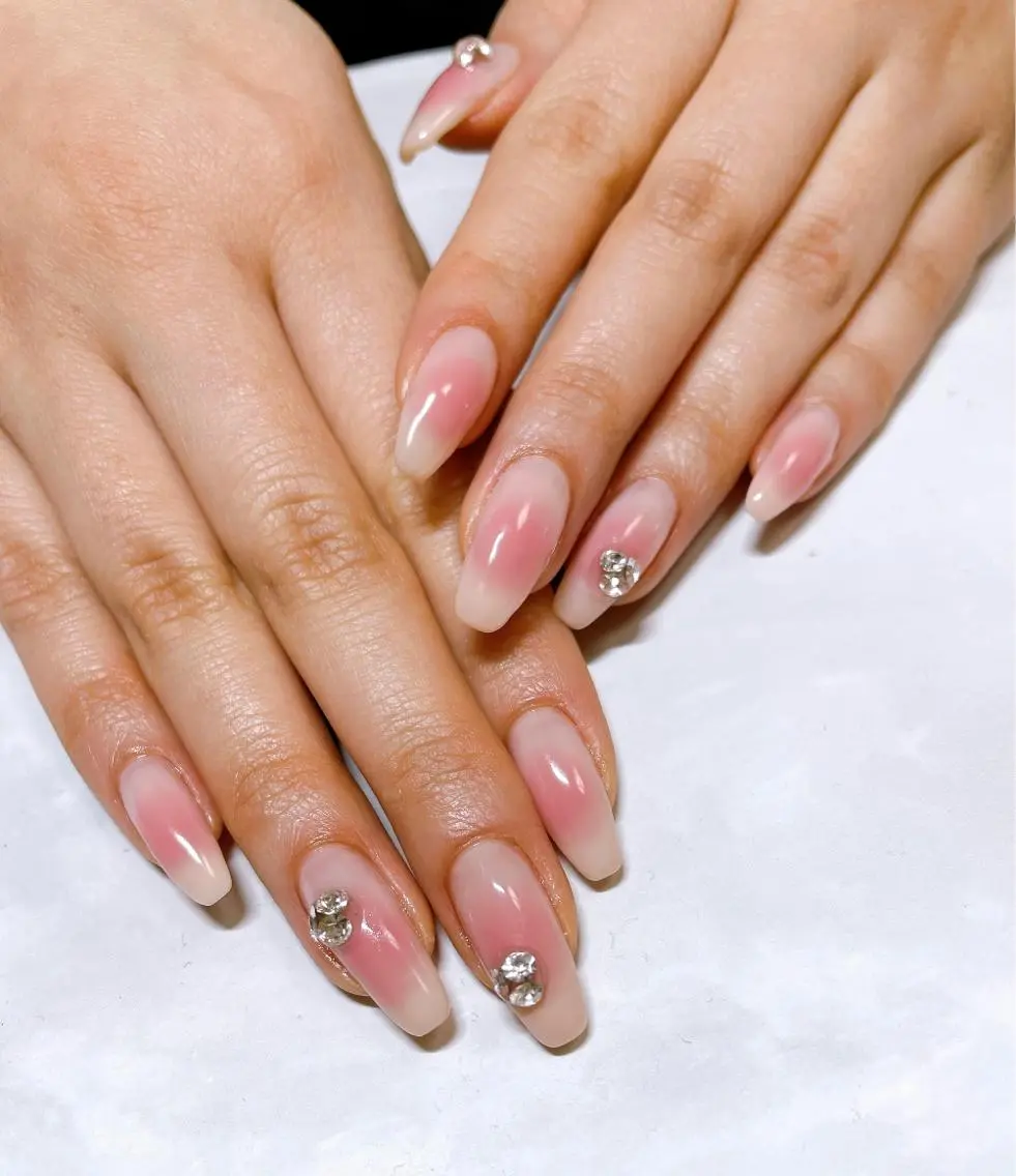 ロング ネイル チークネイル nail＆eye YUMIのマツエク・マツパデザイン