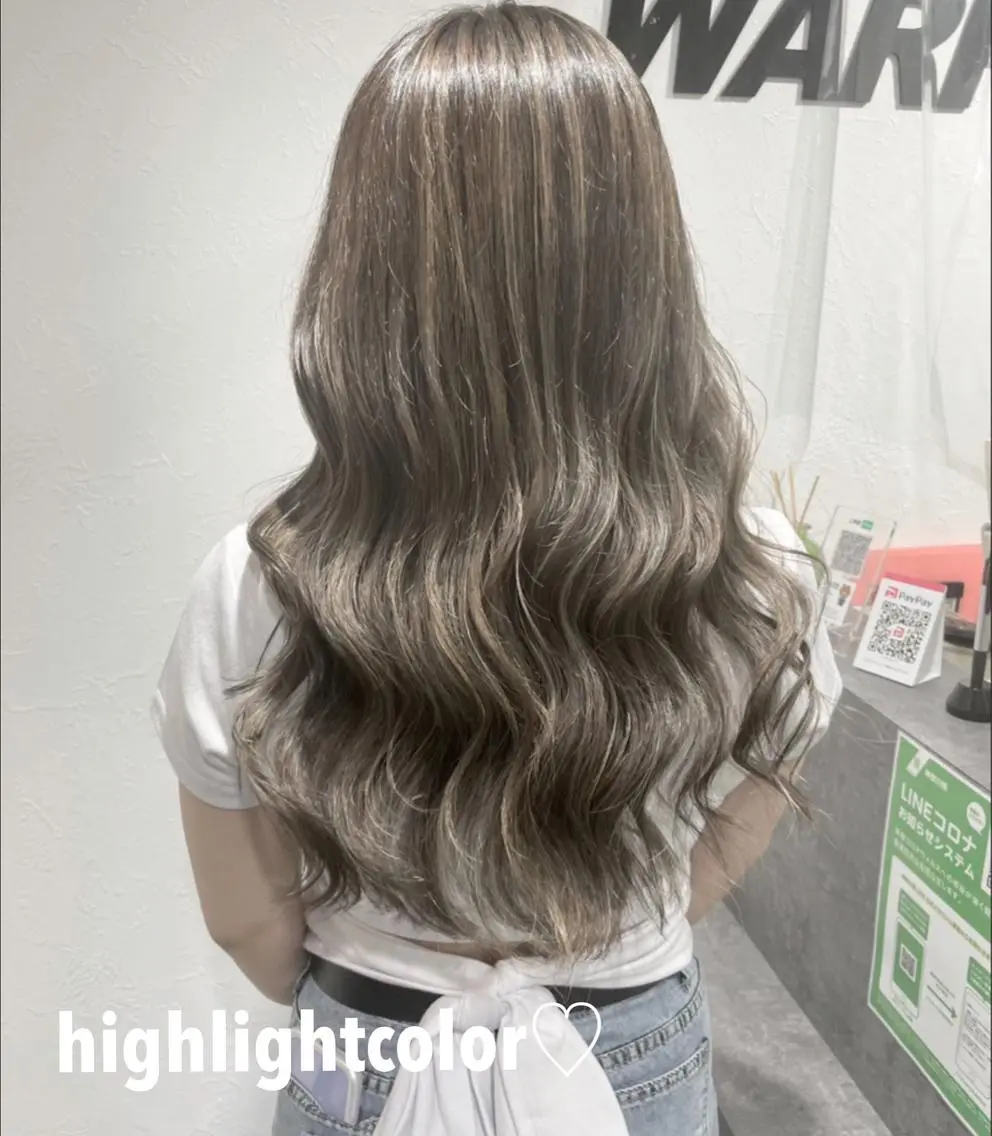 ロング カラー ハイライトカラー ハイライト カット ヘアカラー トリートメント 🤍2nd🤍田所 美希のヘアスタイル