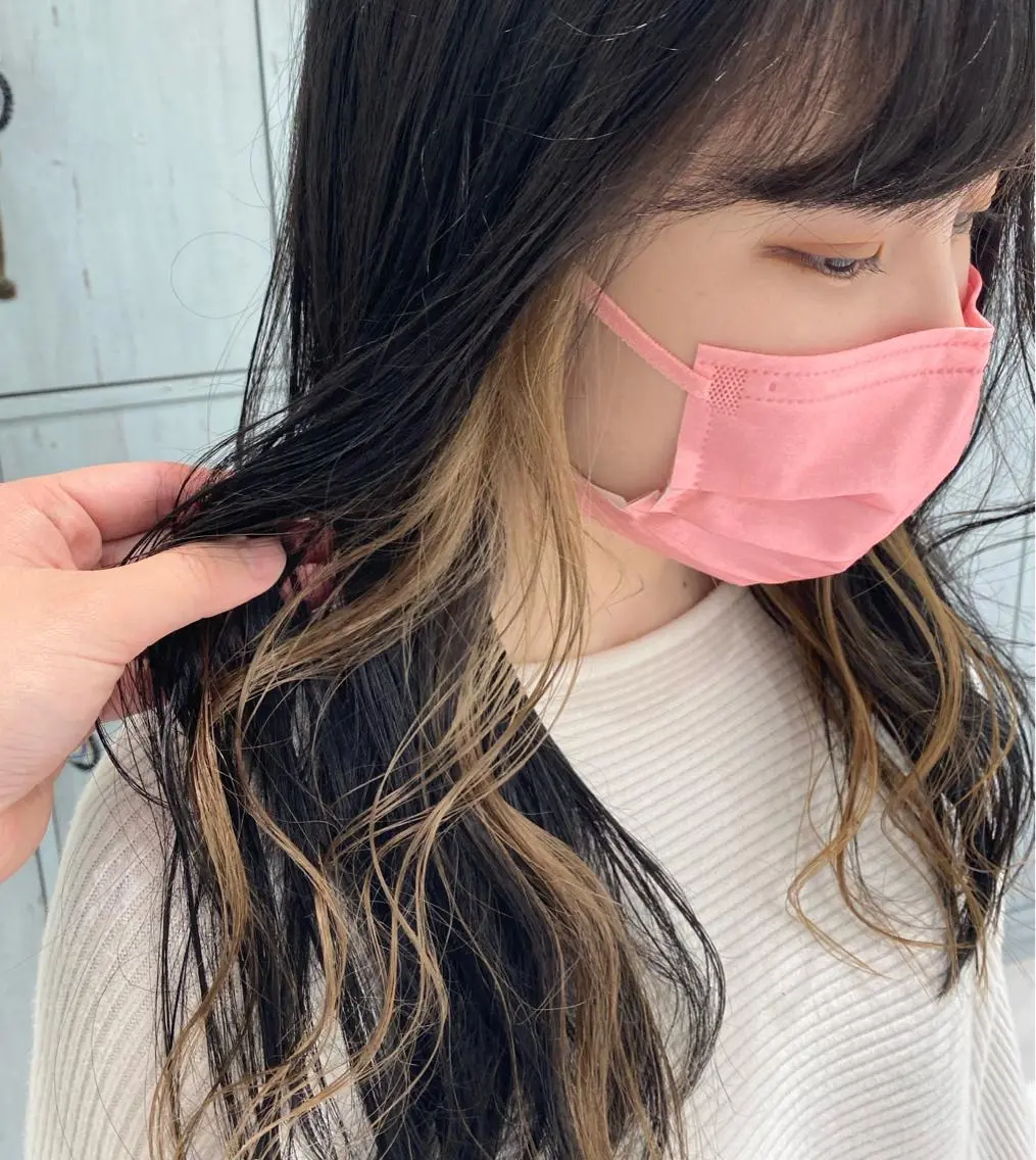 セミロング カラー ヘアカラー トリートメント 中川 茜里のヘアスタイル