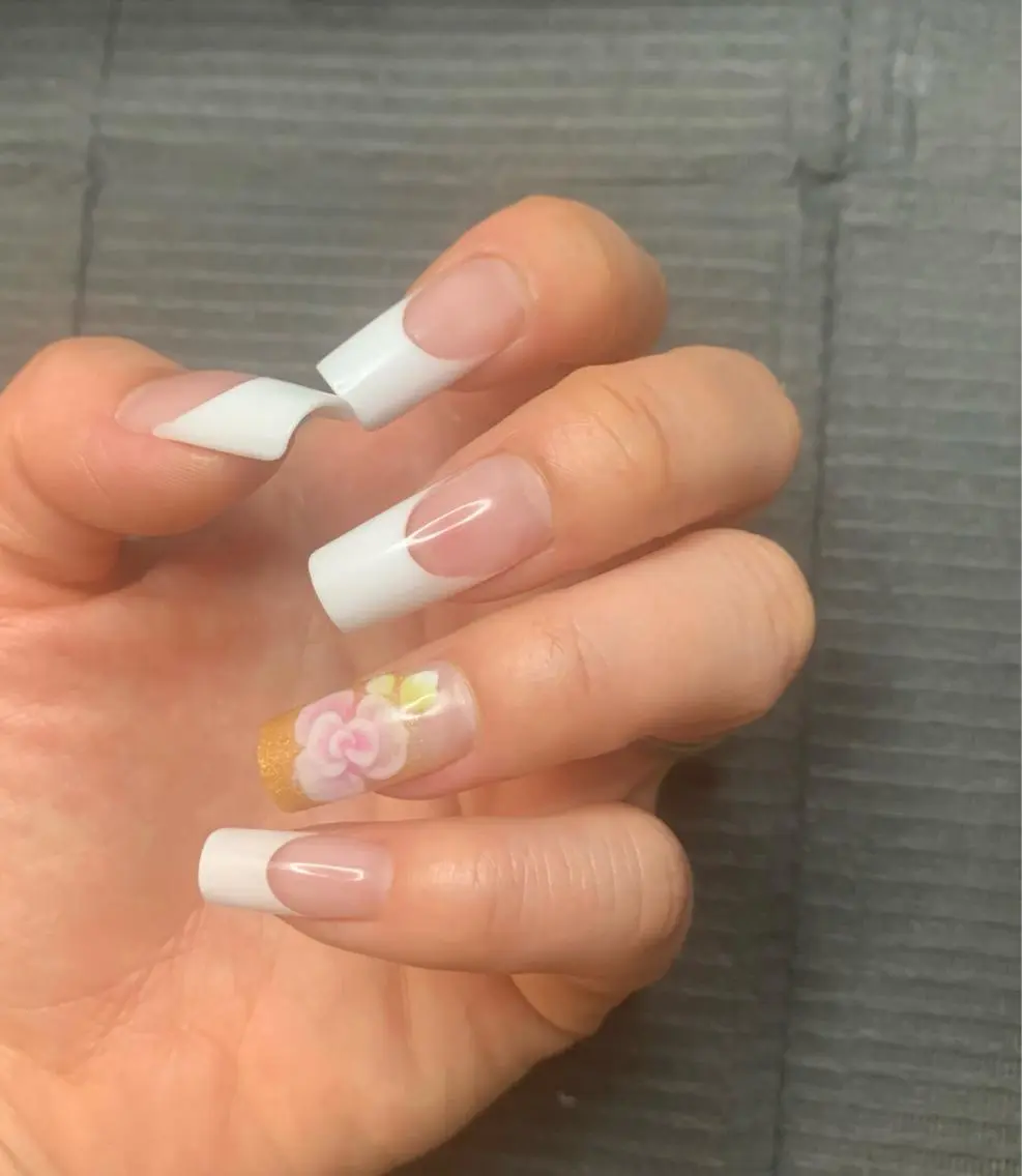 ネイル フレンチネイル スカルプネイル LuCoLu ucoのネイルデザイン
