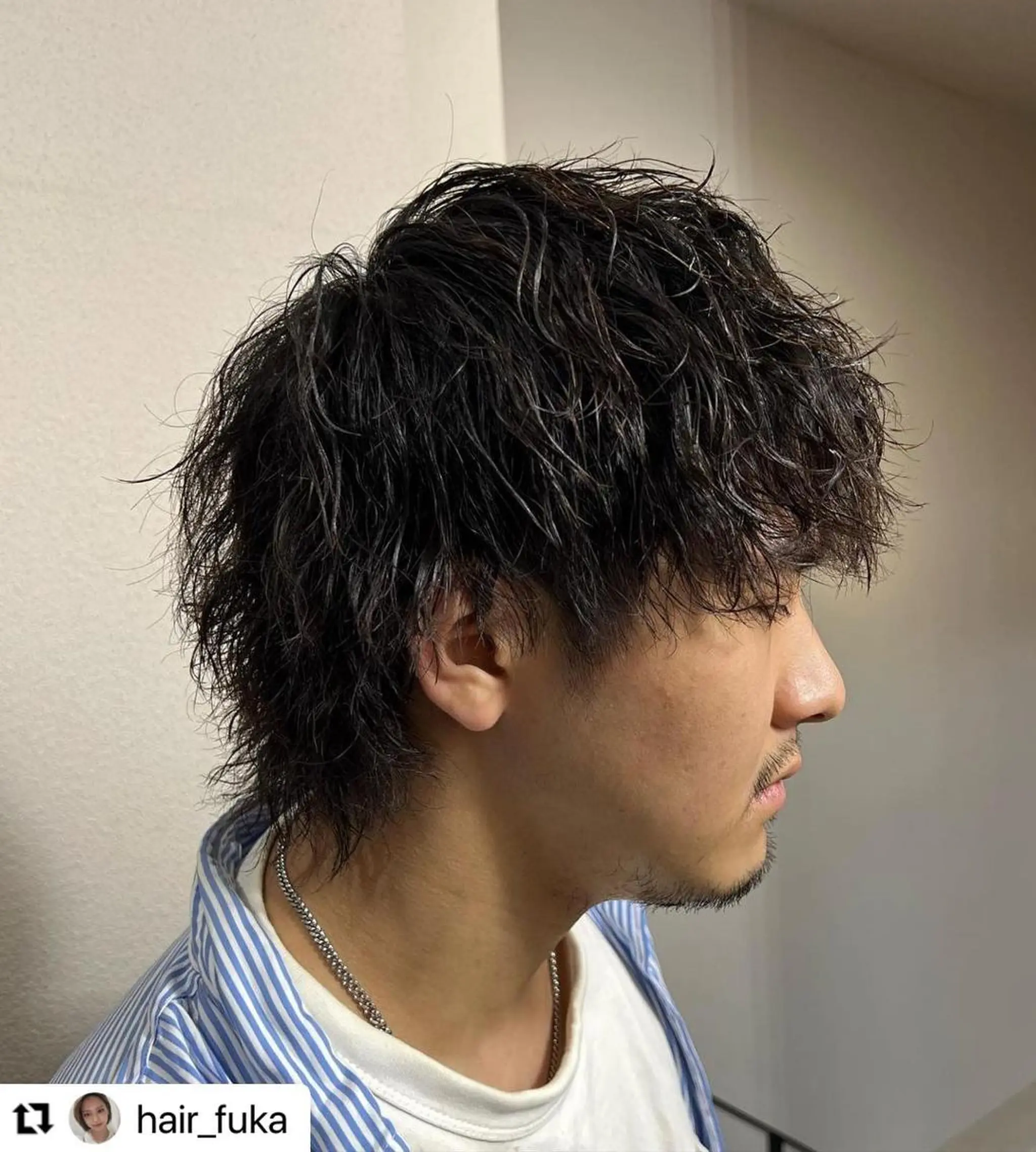 ミディアム カラー メンズ ミディアムパーマ メンズパーマ メンズツイストパーマ ツイストパーマ 🩷Eny terrace🩷のヘアスタイル