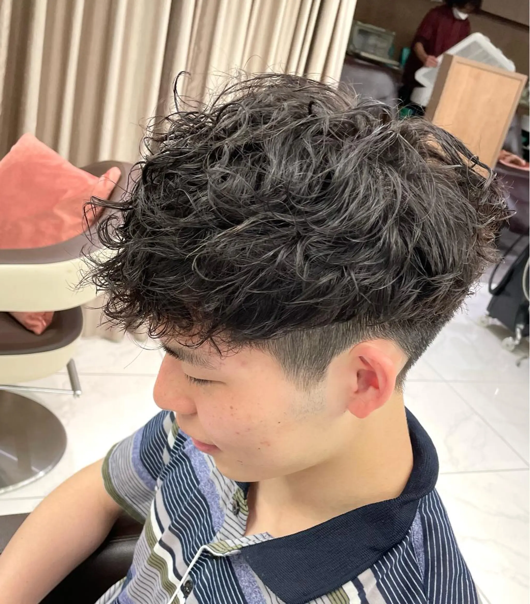 パーマ メンズ カット パーマ 【メンズ特化】 池田大成✂︎のヘアスタイル