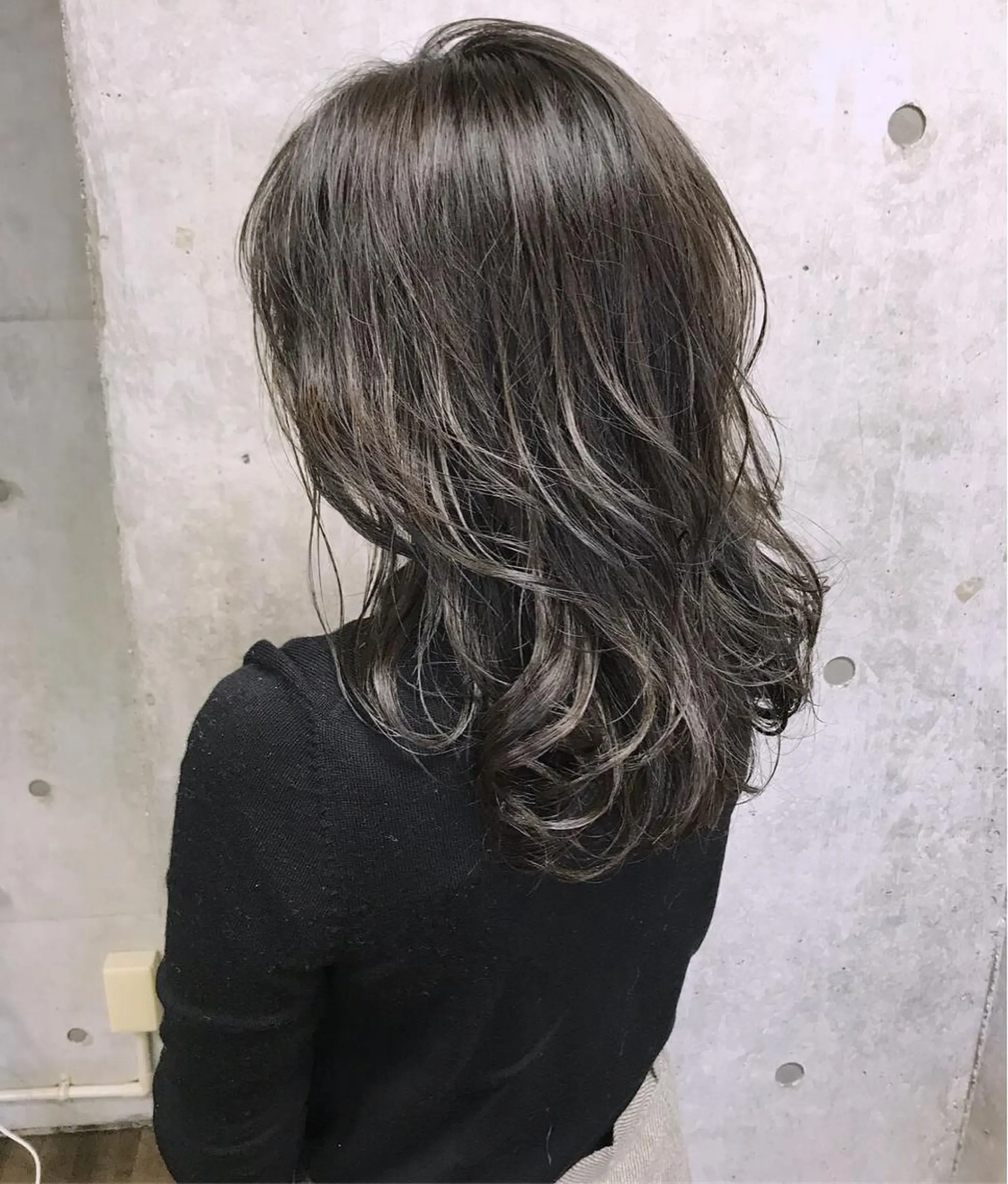 ロング カラー アッシュ ブルーカラー ブルーアッシュ Satsuki ✂︎♡のヘアスタイル