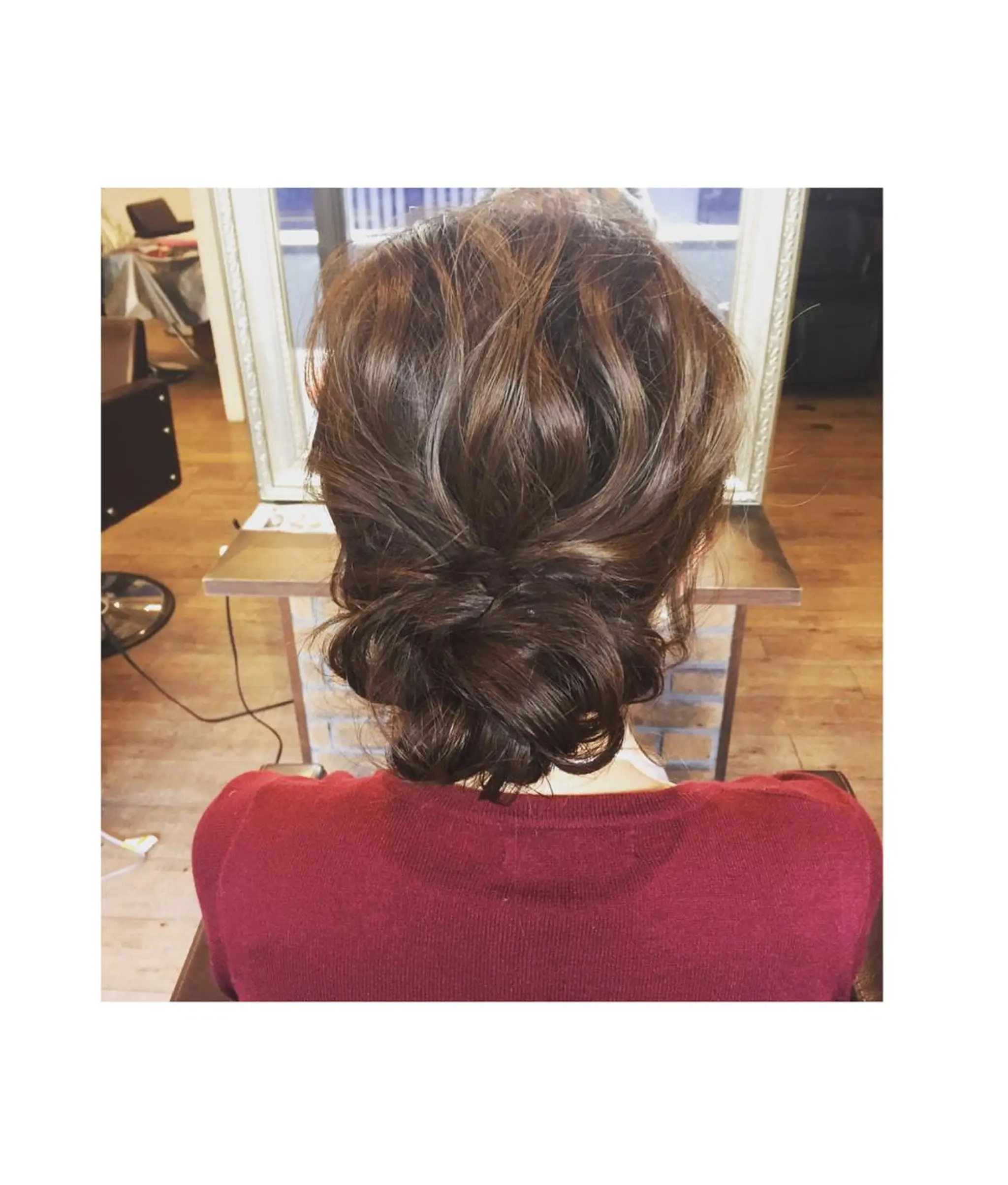 ミディアム ヘアアレンジ shi hoのヘアスタイル