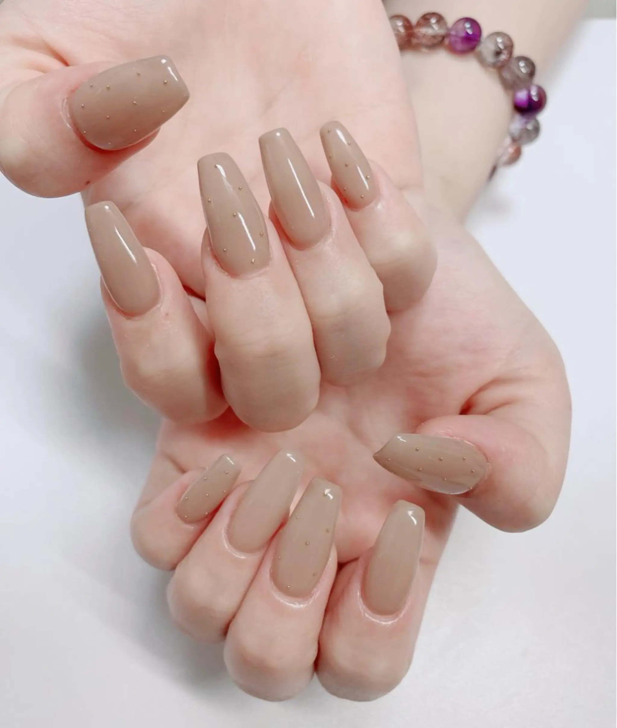 ネイル 長さ出し シンプルネイル Li beau nailのネイルデザイン