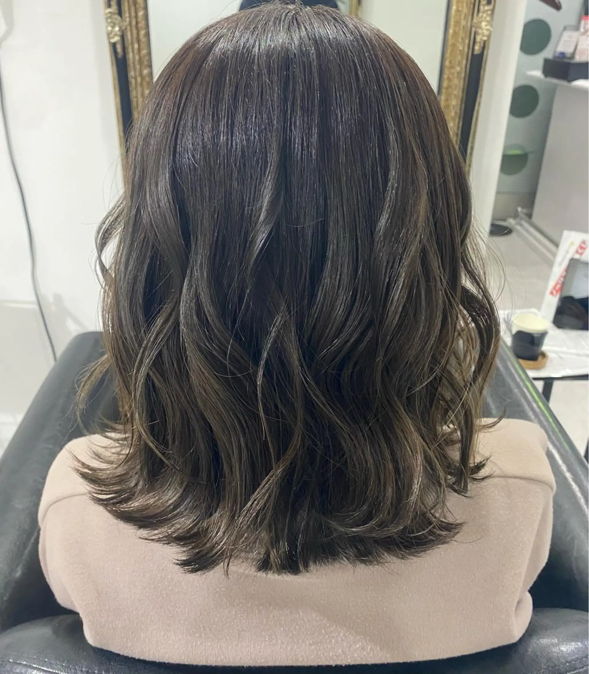 ミディアム ヘアカラー 川村 涼介のヘアスタイル