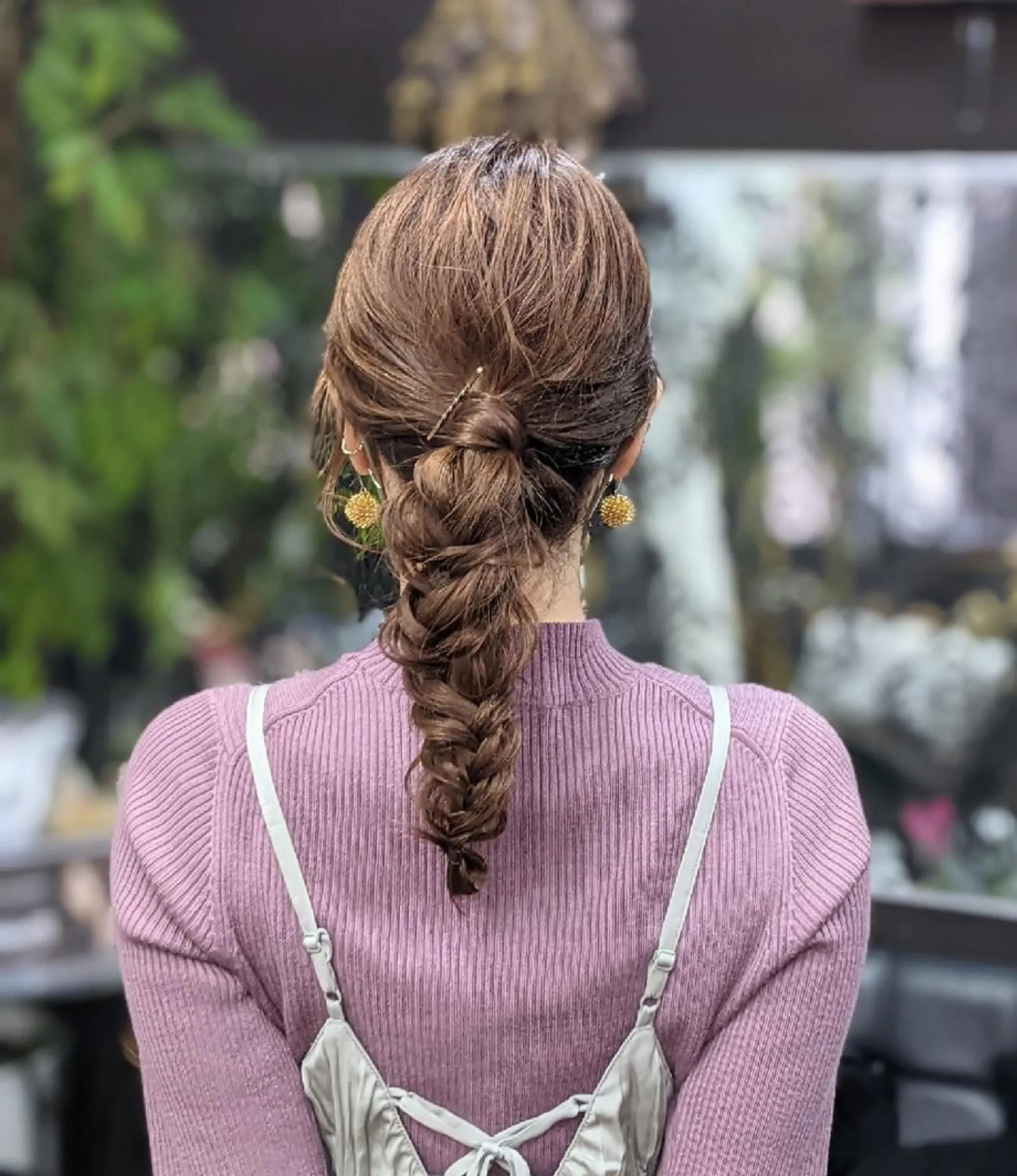 ロング ヘアアレンジ ポニーテール HIKARI＠ Ruheplatzのヘアスタイル