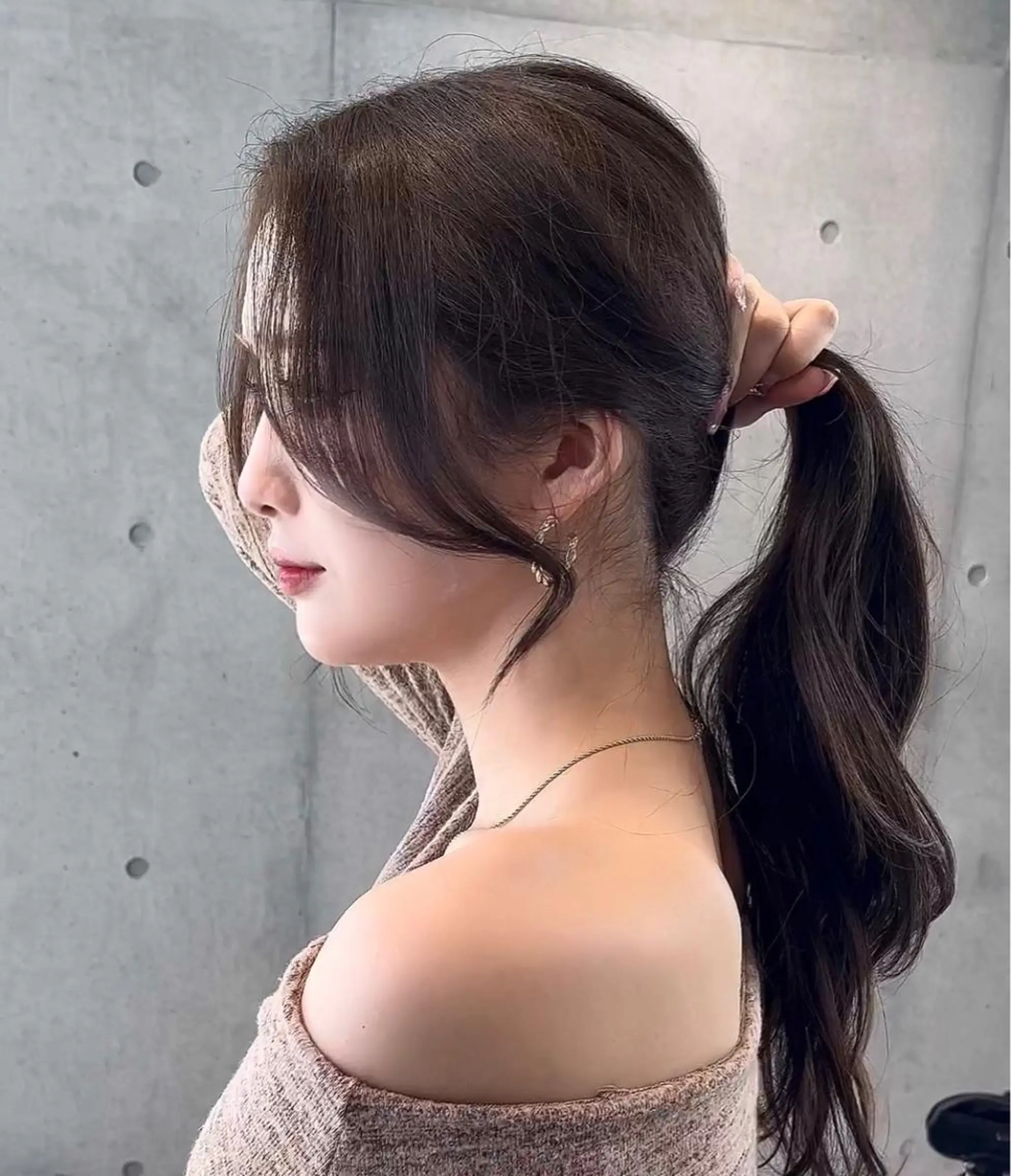 ミディアム カット ヘアカラー トリートメント 🌫️大人韓国ヘア 🌫️naoyaのヘアスタイル