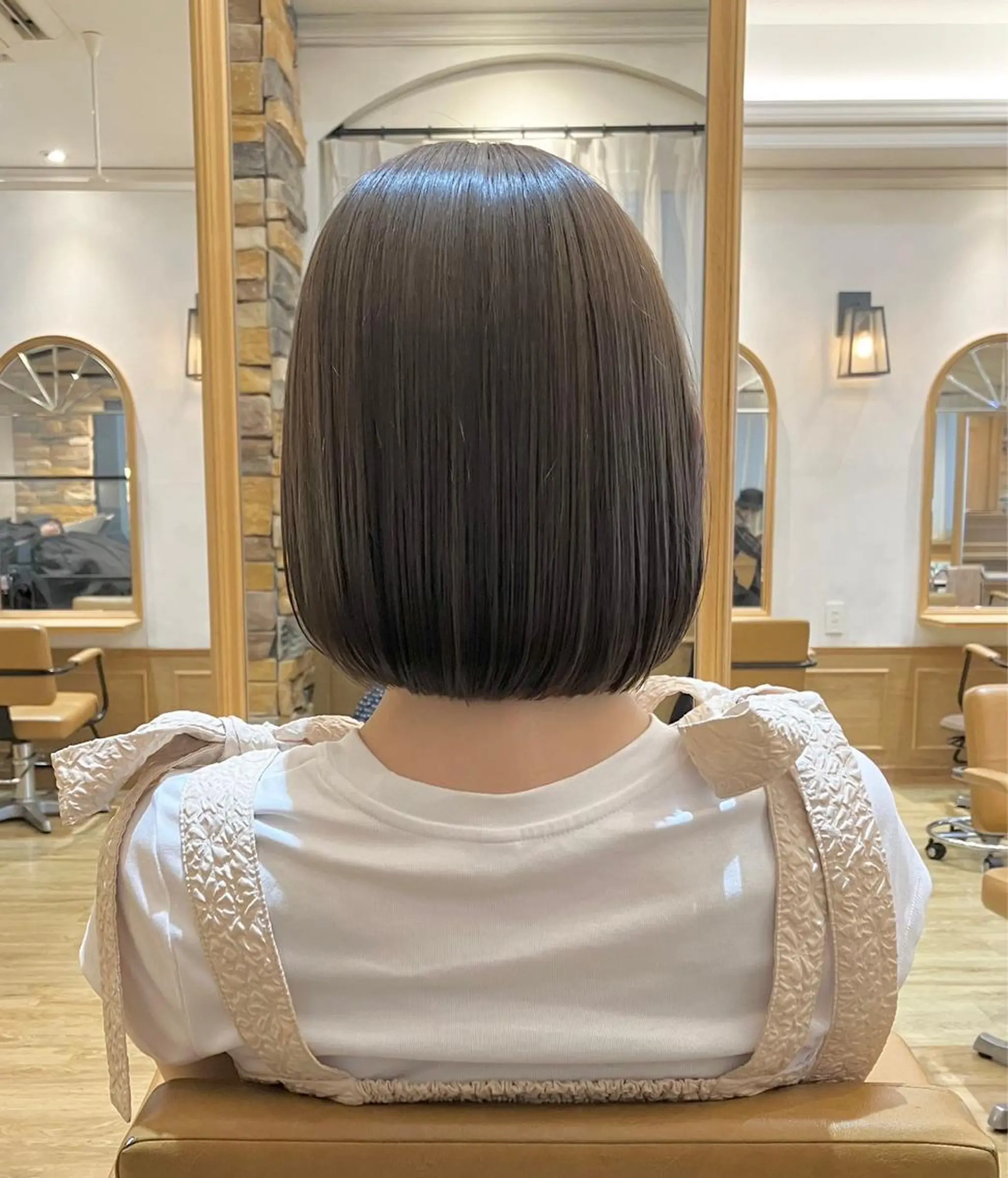 ショート ボブ 🌼髪質改善/美髪 縮毛/ あきのヘアスタイル