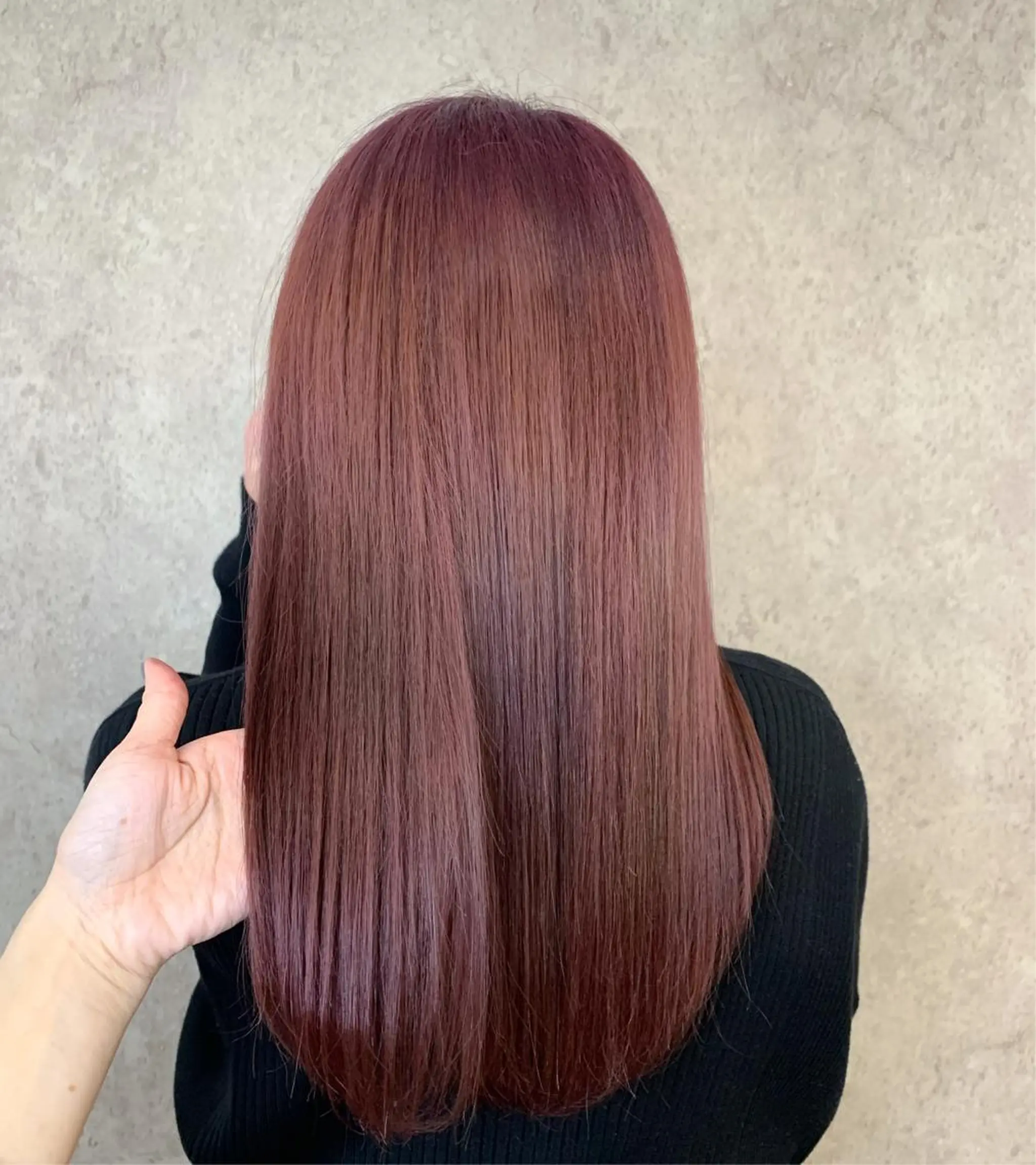 ロング カラー ベージュカラー ピンクカラー ピンクベージュ カット ヘアカラー トリートメント fit /HONOKAのヘアスタイル