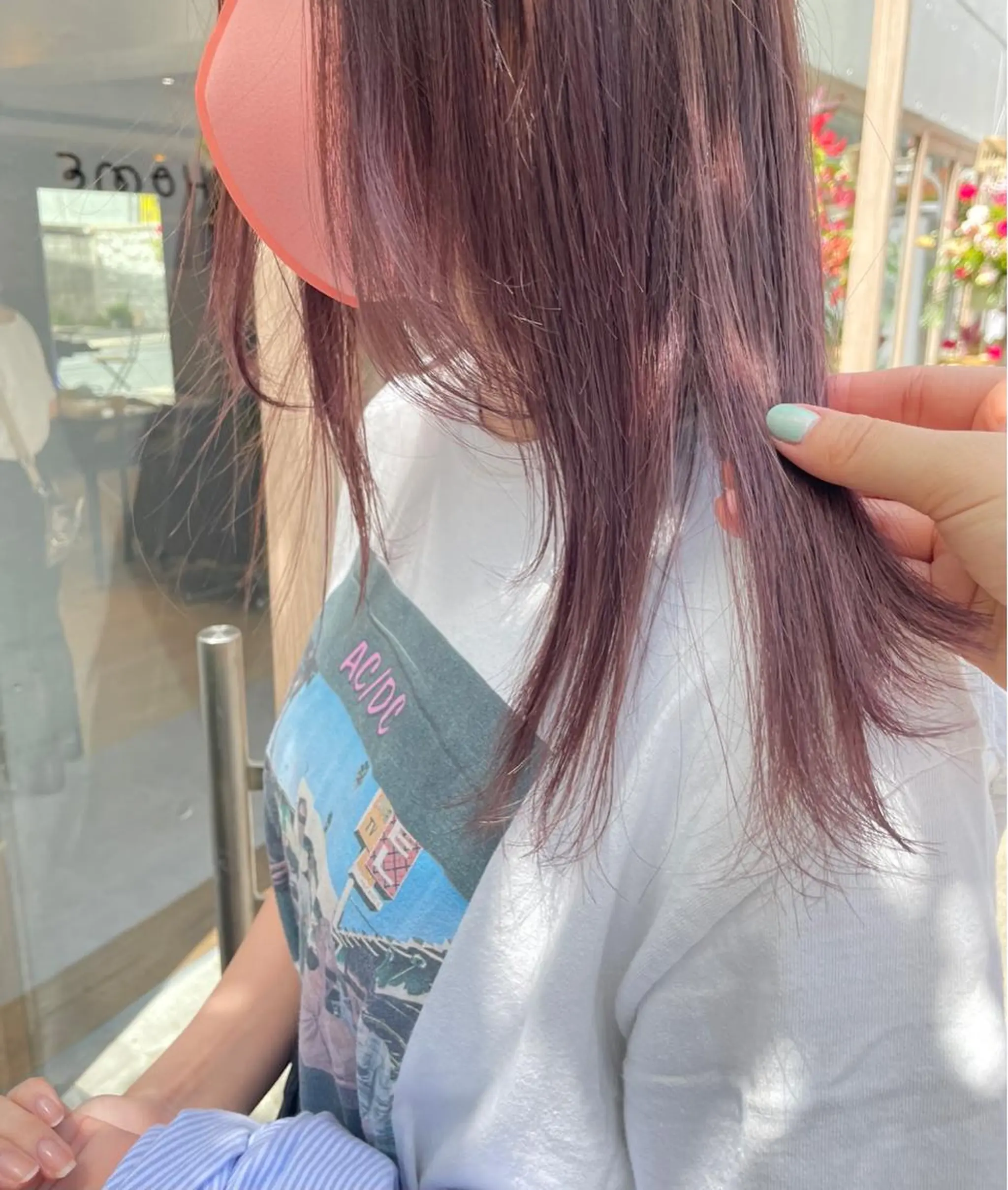 セミロング カラー ラベンダーカラー ピンクカラー ピンクラベンダー hazuki 🌝のヘアスタイル