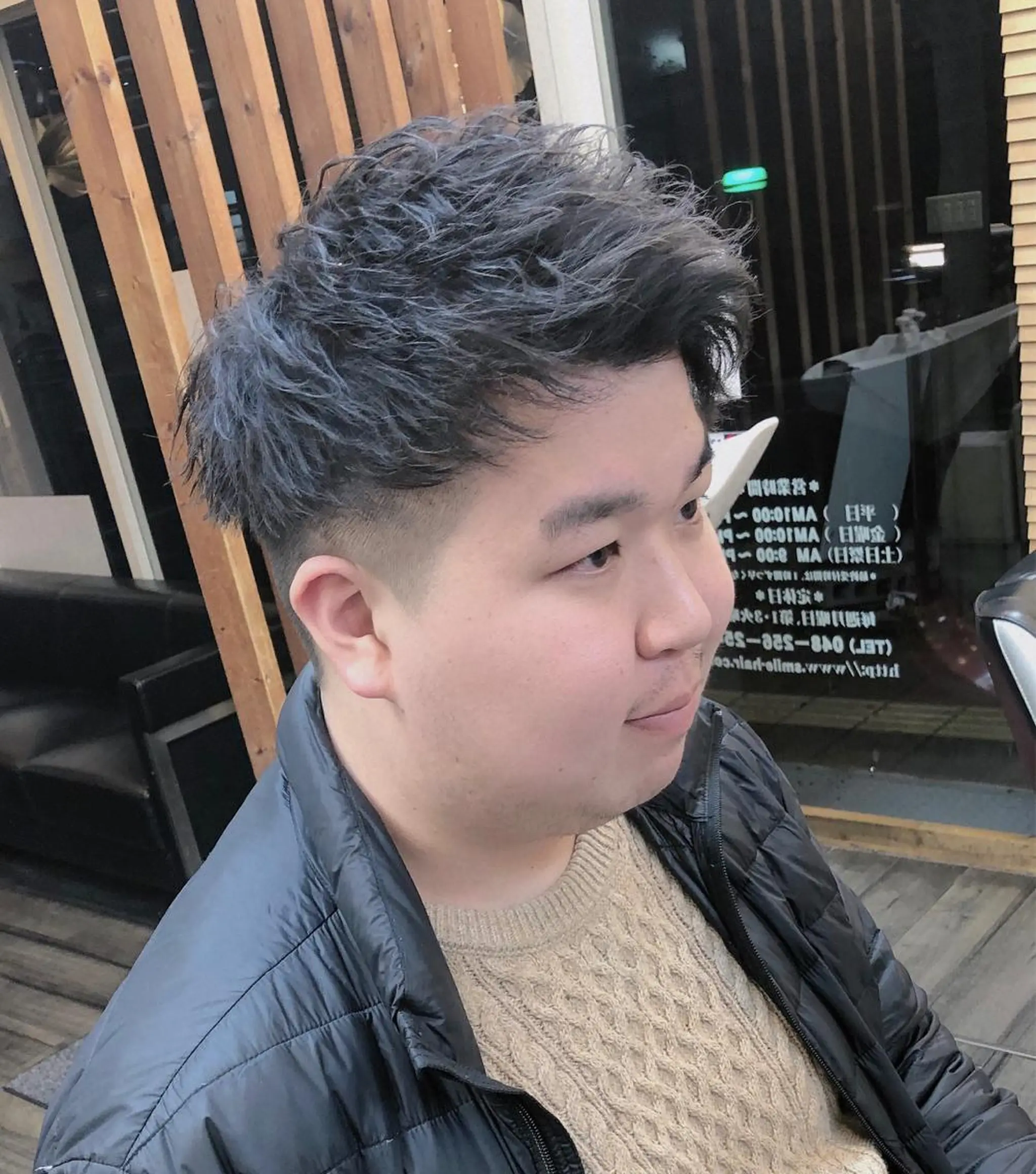 ショート パーマ ヘアアレンジ メンズ メンズパーマ メンズツイストパーマ ツイストパーマ カット パーマ 【店長】小山 泰生のヘアスタイル