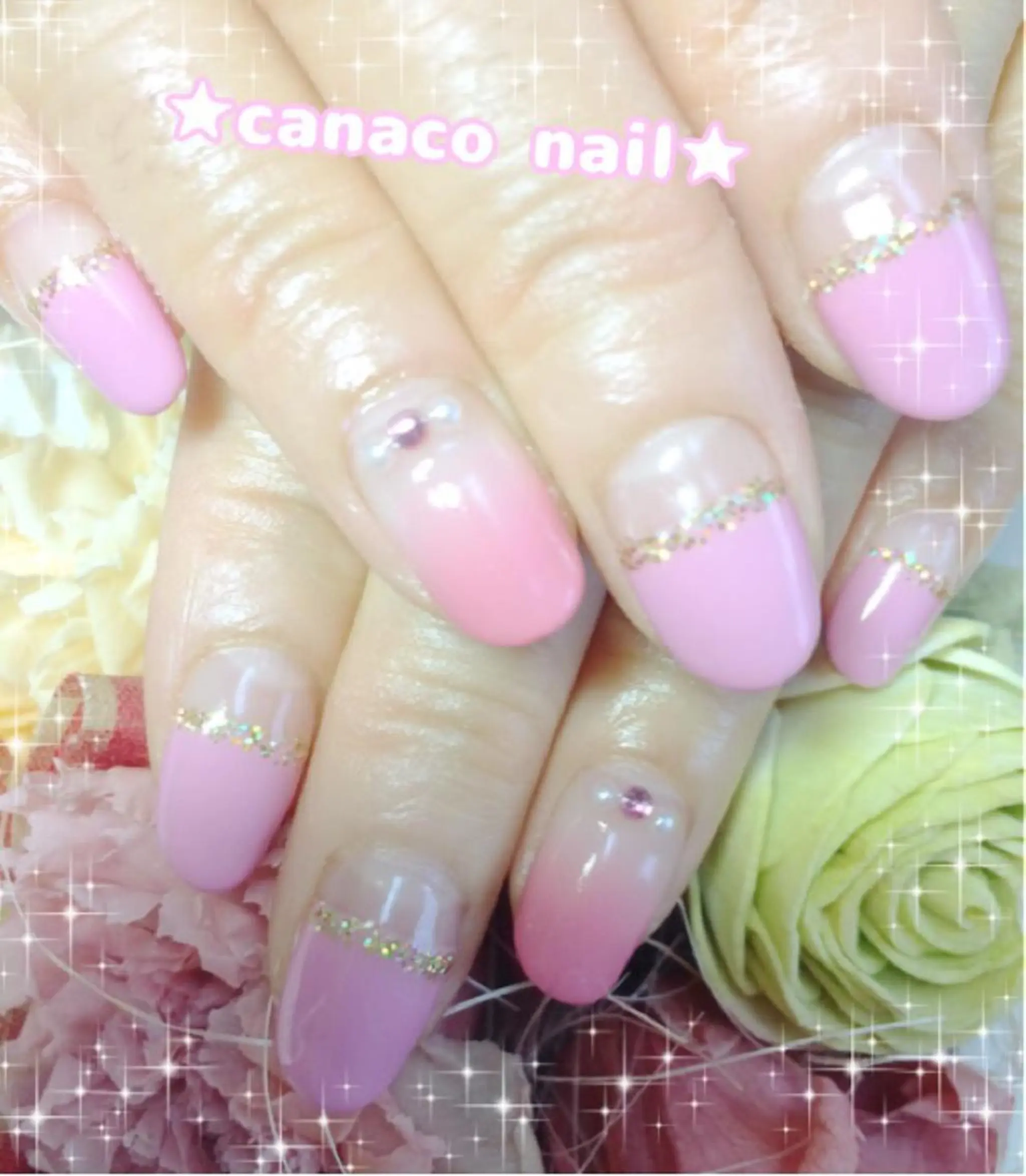 ネイル アートネイル ラメ(グリッター) シンプルネイル ストーンネイル ベテランネイル cnc  nailのネイルデザイン