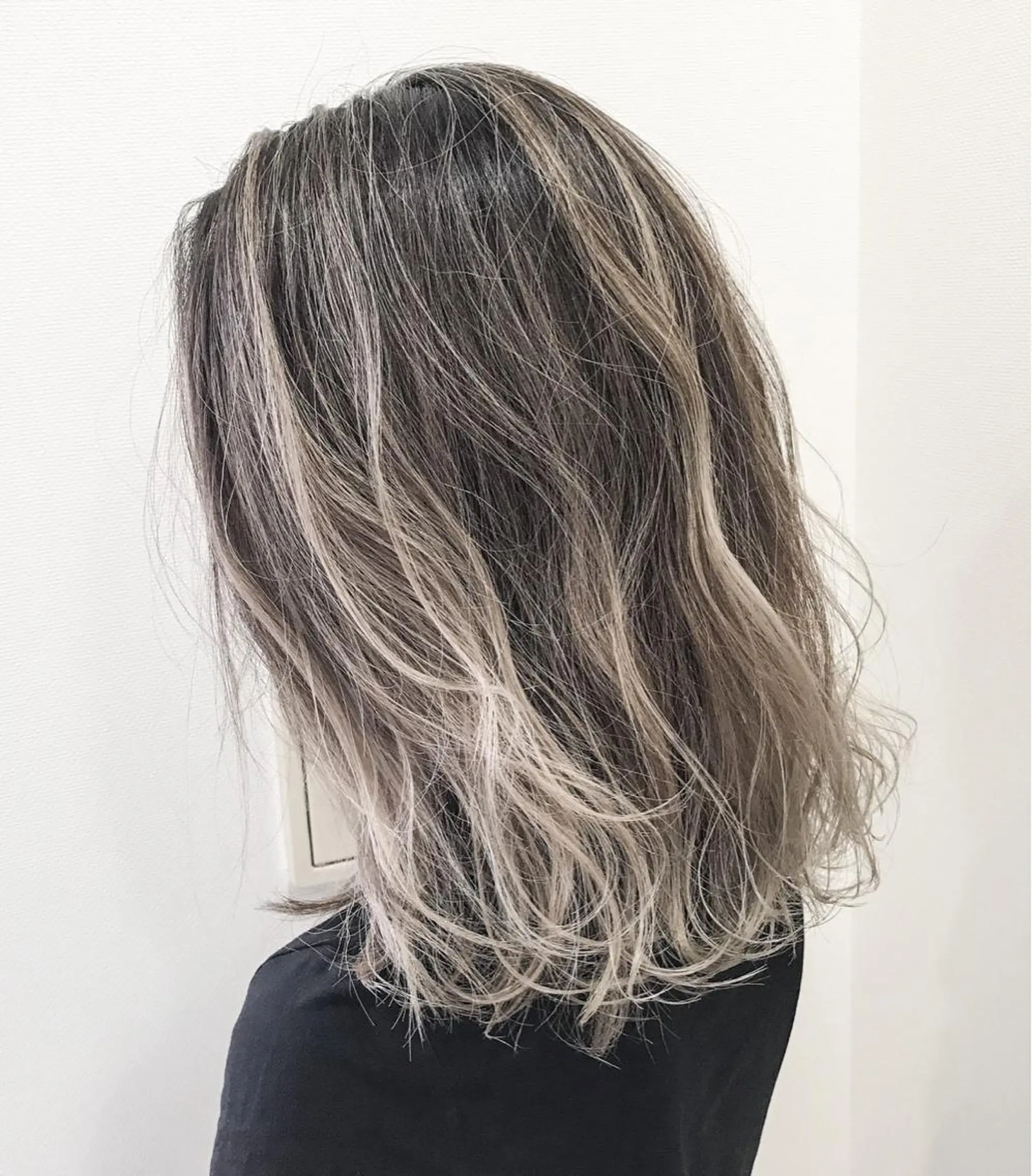 ミディアム 常山 篤志のヘアスタイル