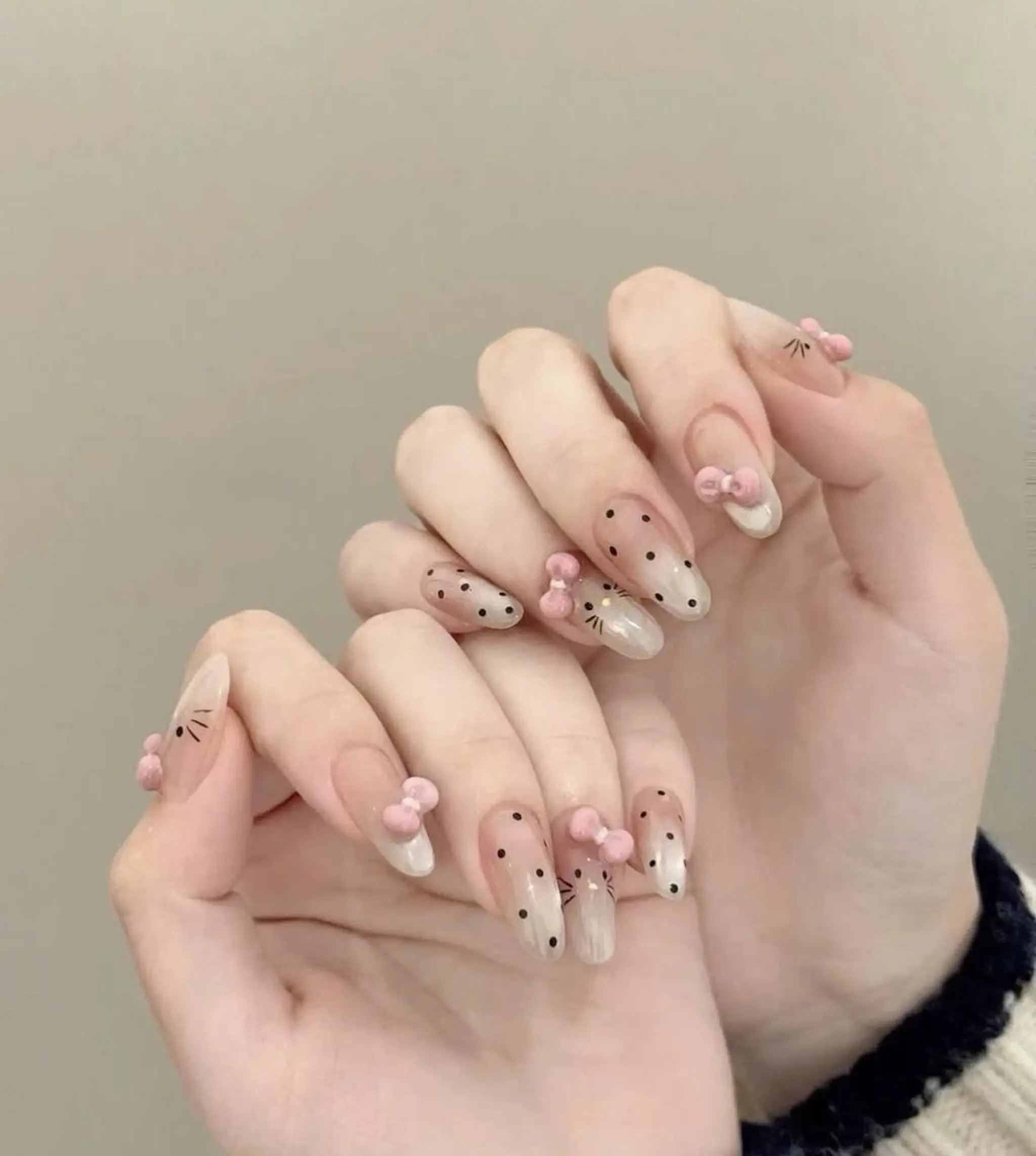 ネイル 長さ出し フレンチネイル グラデーション 卒業式 マグネットネイル ハンドネイル MIHANA ZENのネイルデザイン