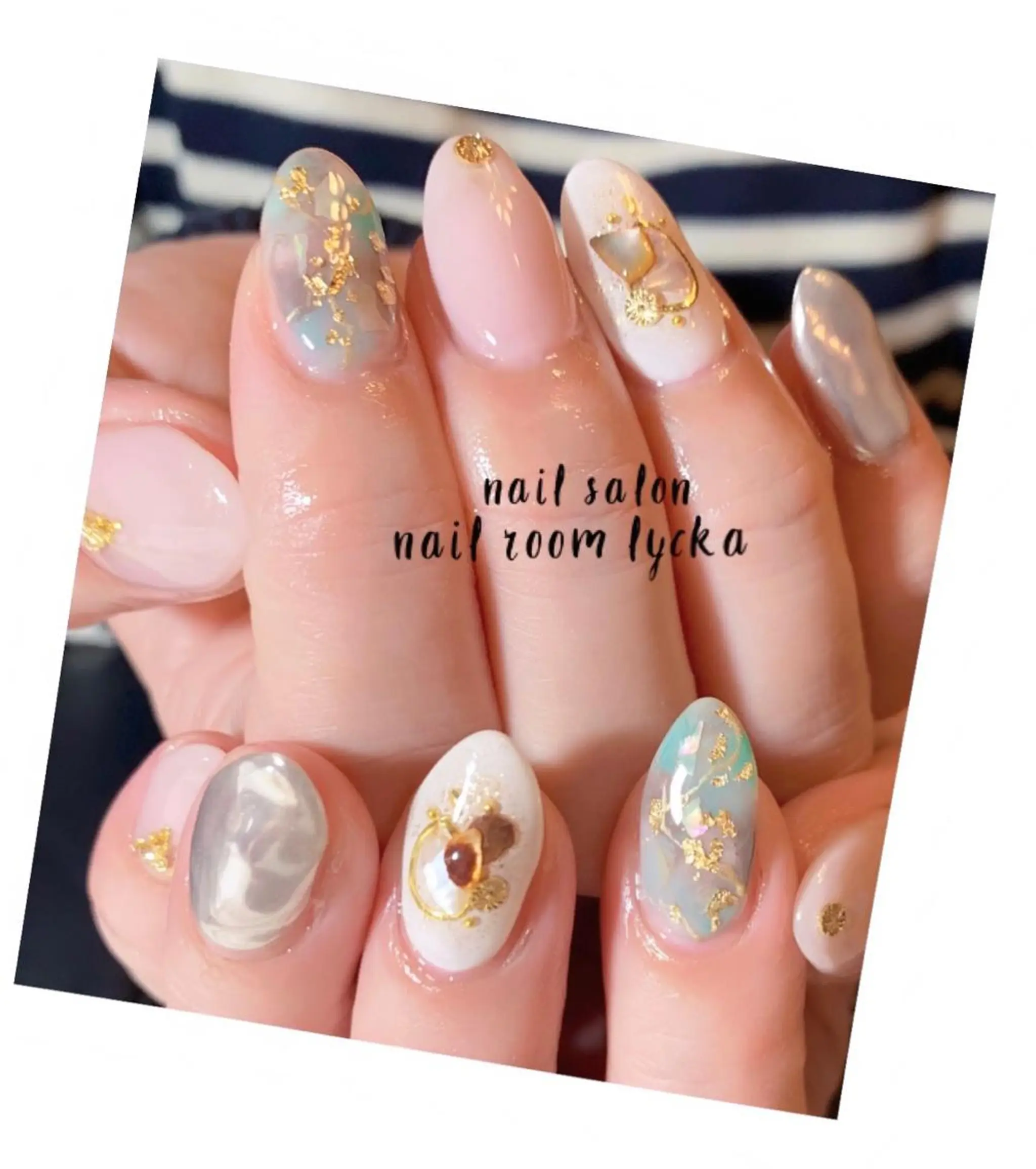 ネイル ﾈｲﾙﾙｰﾑﾘｯｶ 𝐦𝐚𝐲𝐮のネイルデザイン