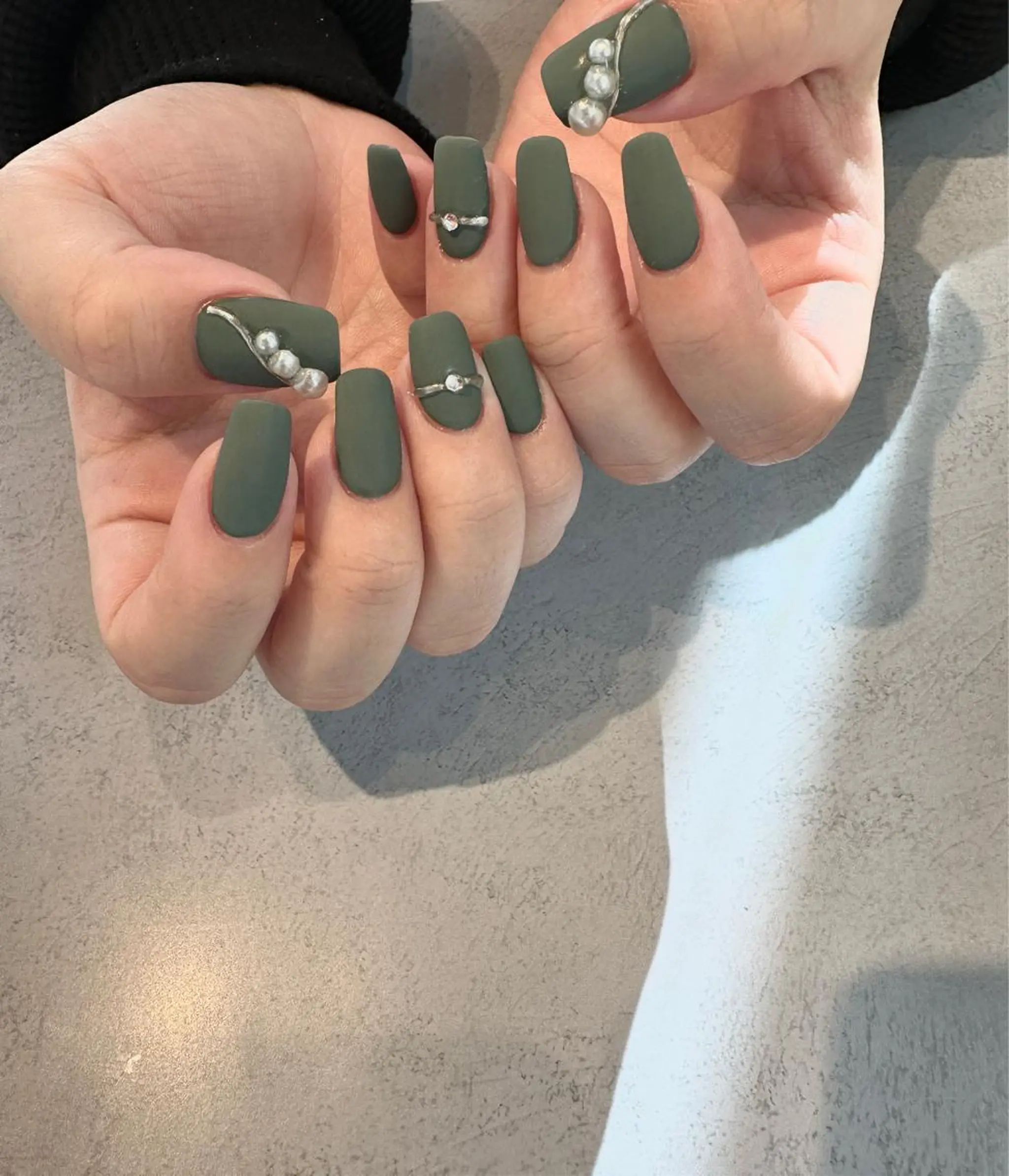 ネイル マットネイル ワンカラーネイル ハンドネイル Baden Nail ﾊﾞ-ﾃﾞﾝ ﾈｲﾙのネイルデザイン