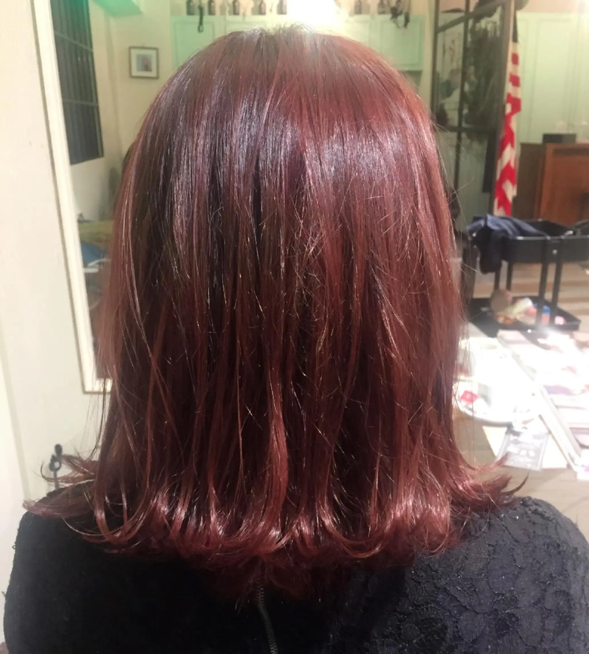 ミディアム カラー ハイトーンカラー オレンジ カット ヘアカラー トリートメント ヘッドスパ TOPstylist ✂️フセケイタ✂️のヘアスタイル