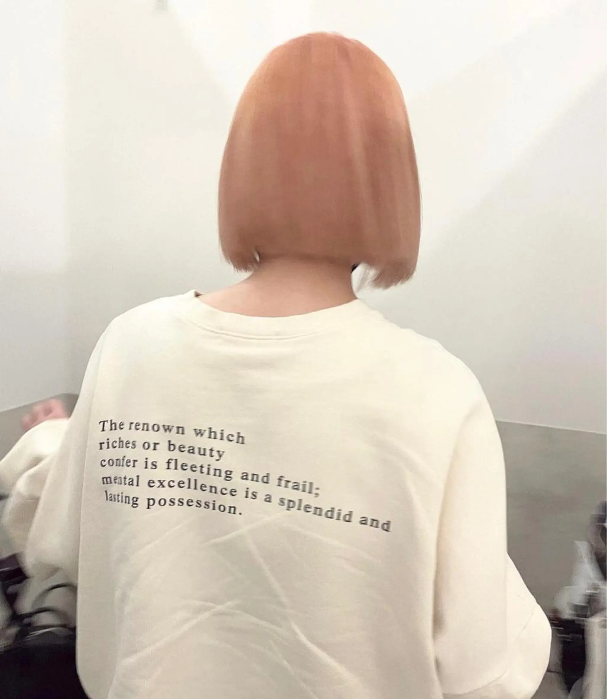 セミロング カラー GO TODAY シェアサロン Flos店所属・🫧ハイトーン✨格安 より質💐マンツーマのヘアスタイル