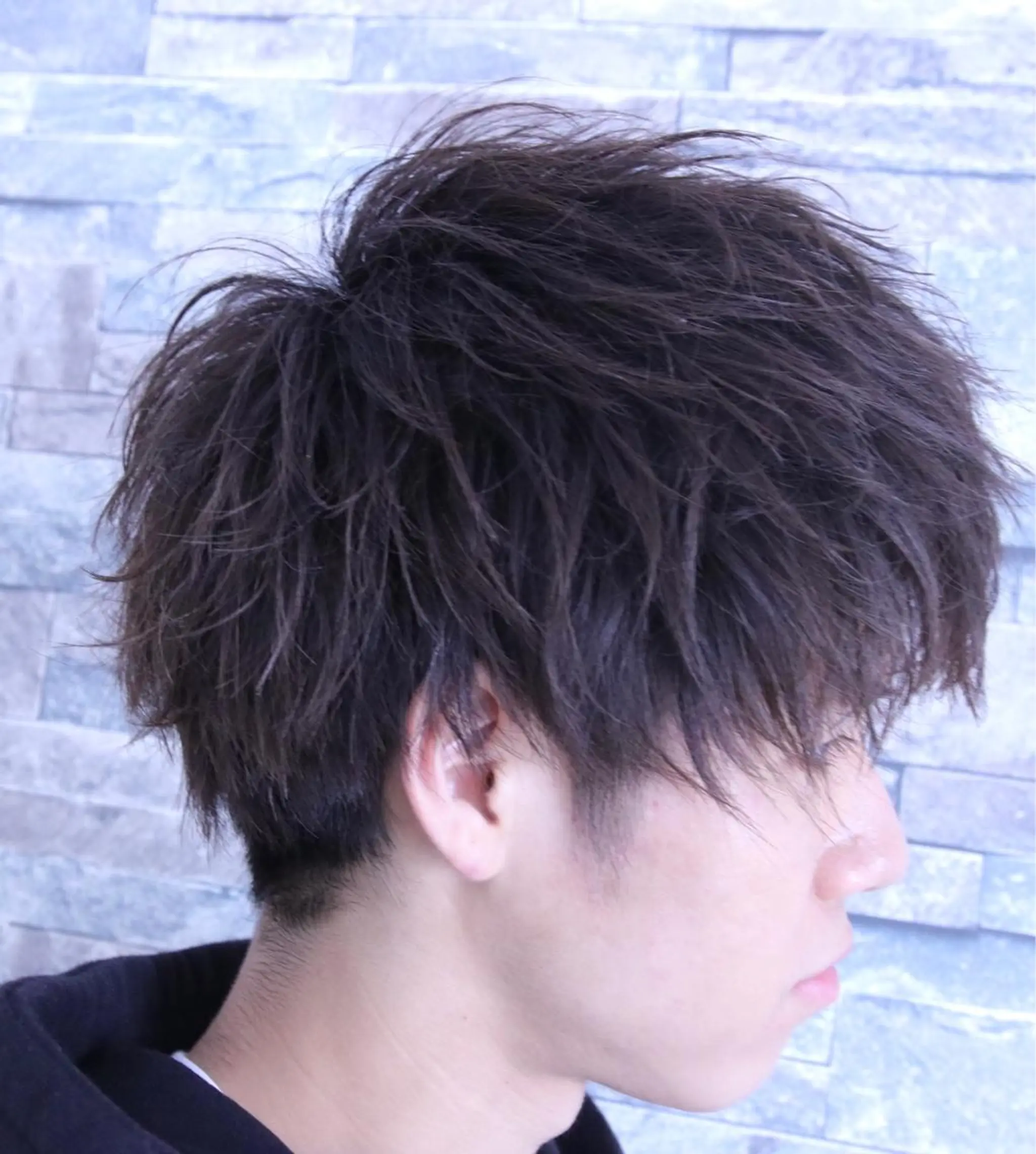 ショート メンズ マッシュ Lit.豊橋 夏目のヘアスタイル