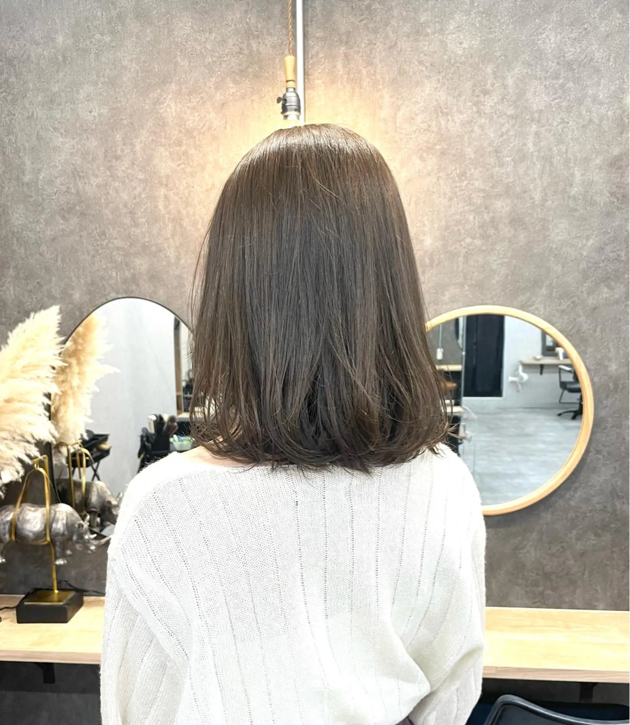 ミディアム カラー いなみね はるきのヘアスタイル