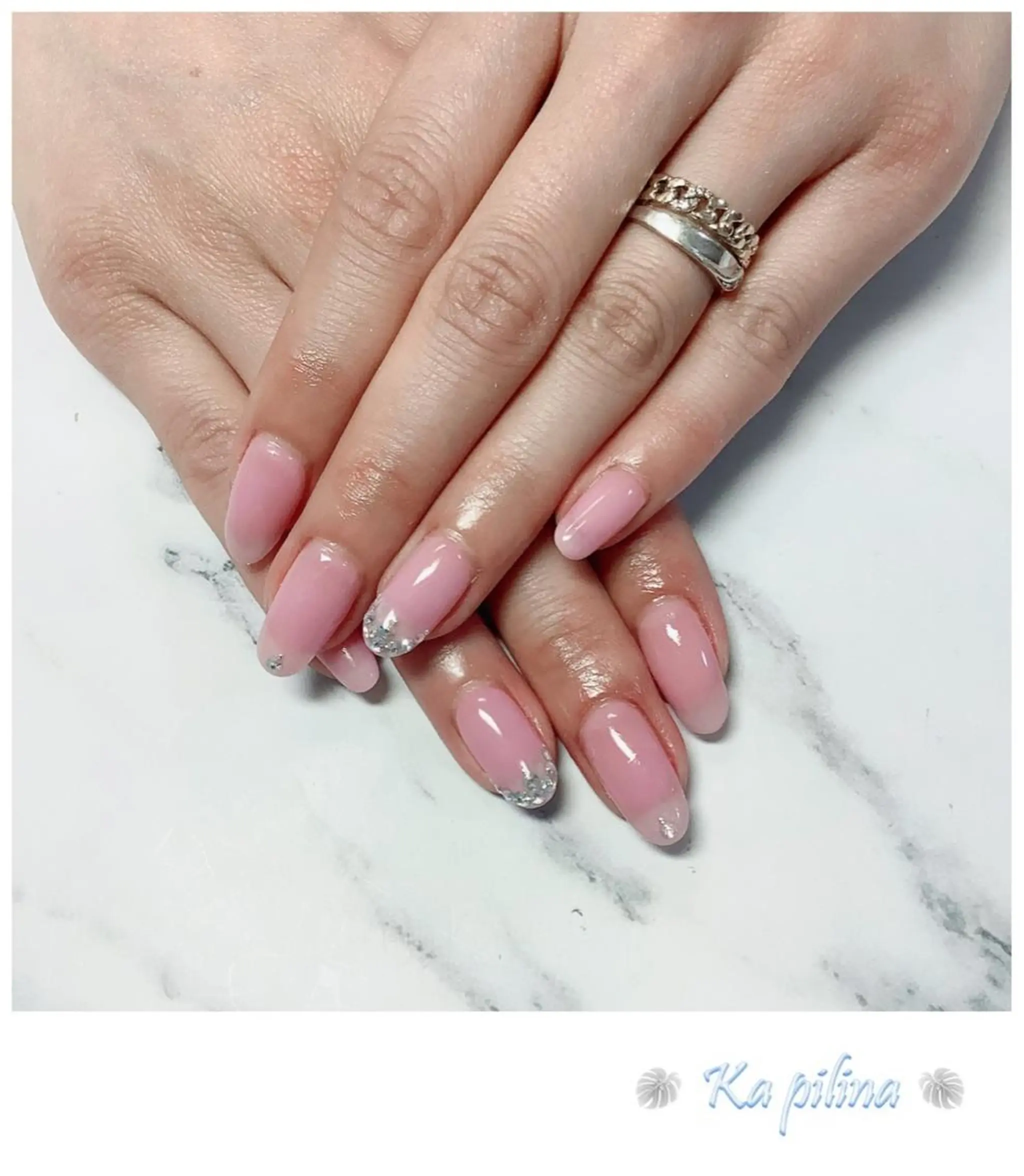 ネイル ニュアンスネイル シンプルネイル Nail salon Ka pilinaのネイルデザイン