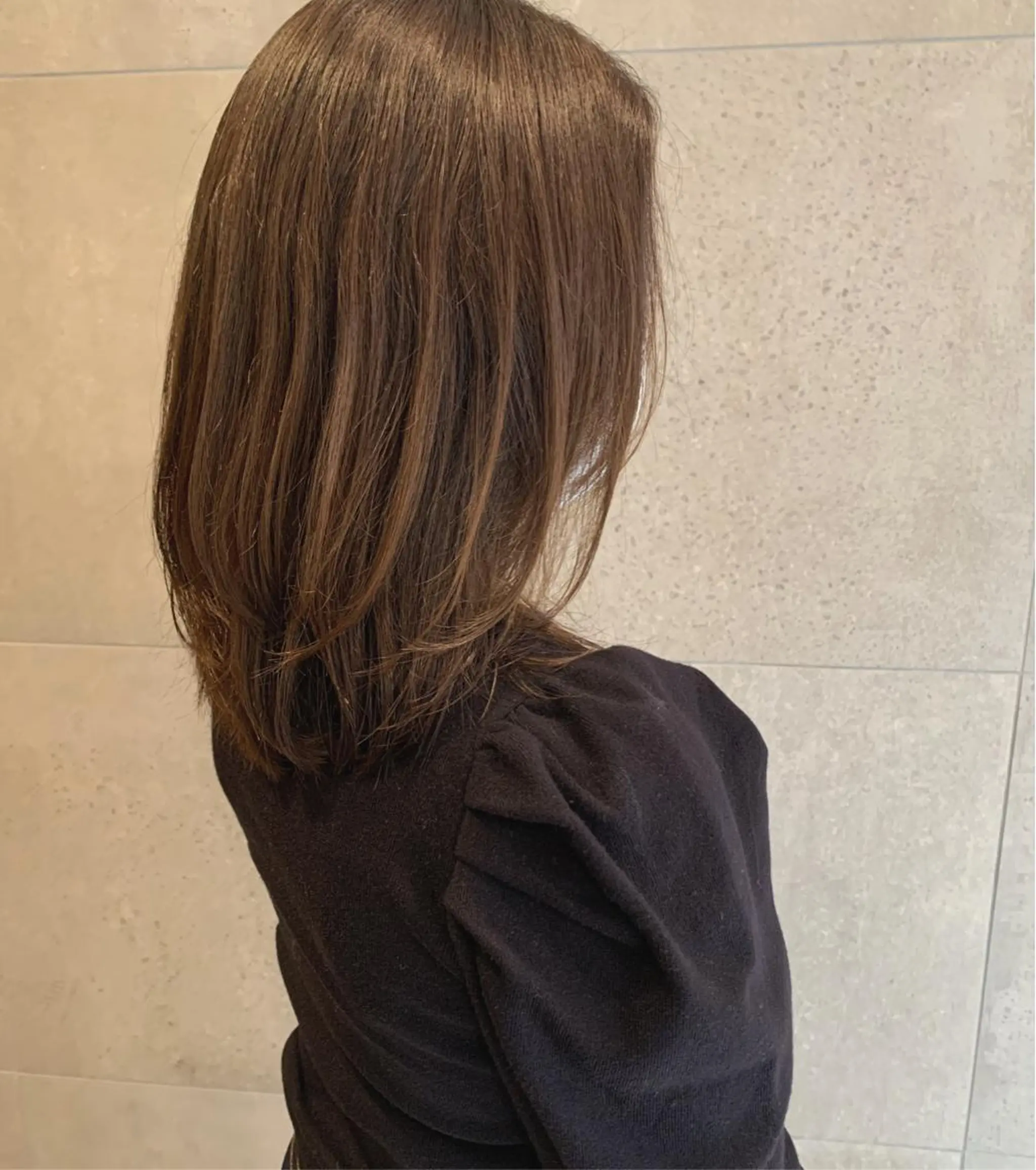 ミディアム 増田 晃士のヘアスタイル