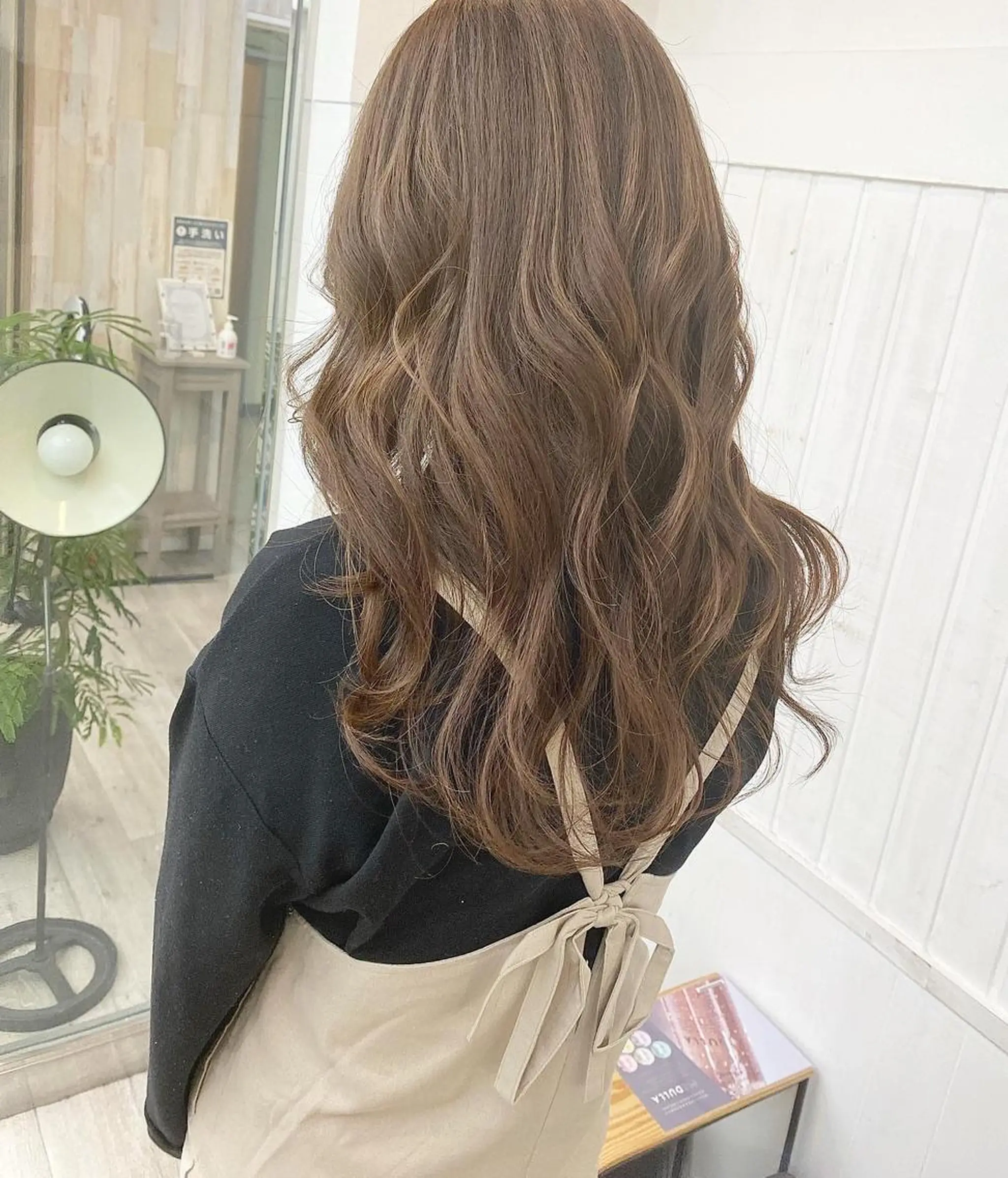 セミロング カット ヘアカラー トリートメント ☀️透明感color KURO☀️のヘアスタイル