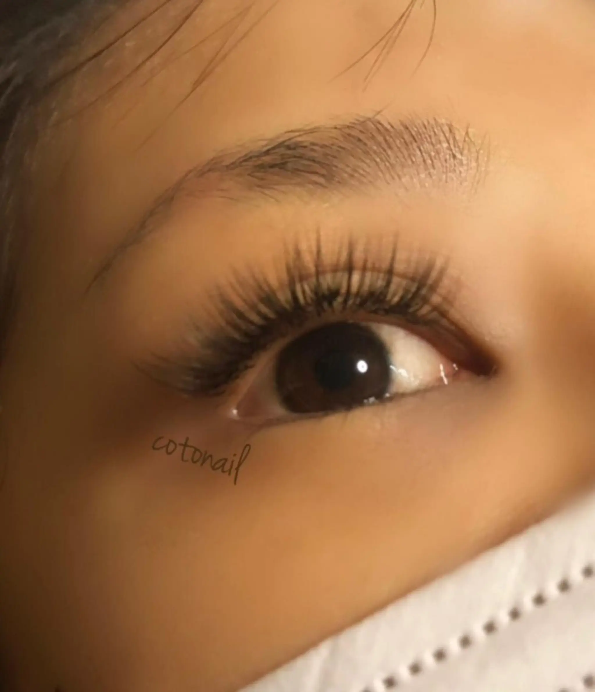 マツエク・マツパ 付け放題 ボリュームラッシュ ツメトマツゲ .のネイルデザイン