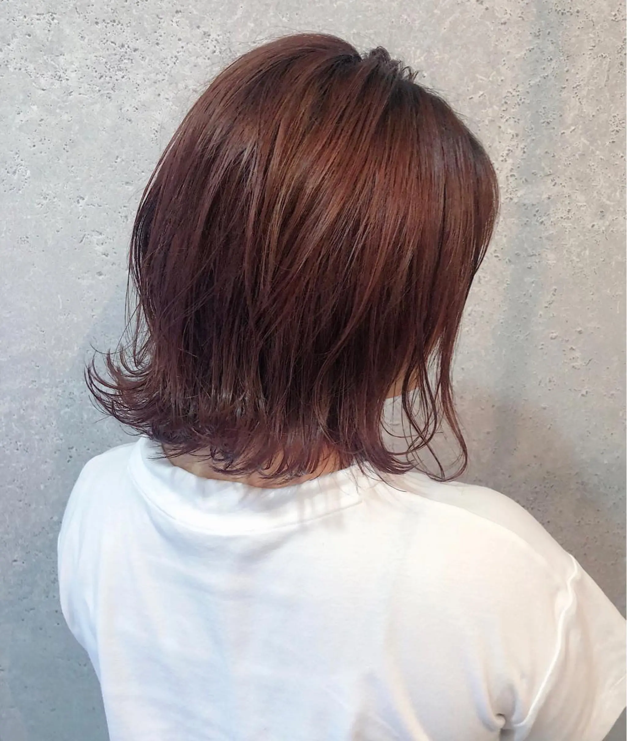 ミディアム スタイリスト 佑梨のヘアスタイル