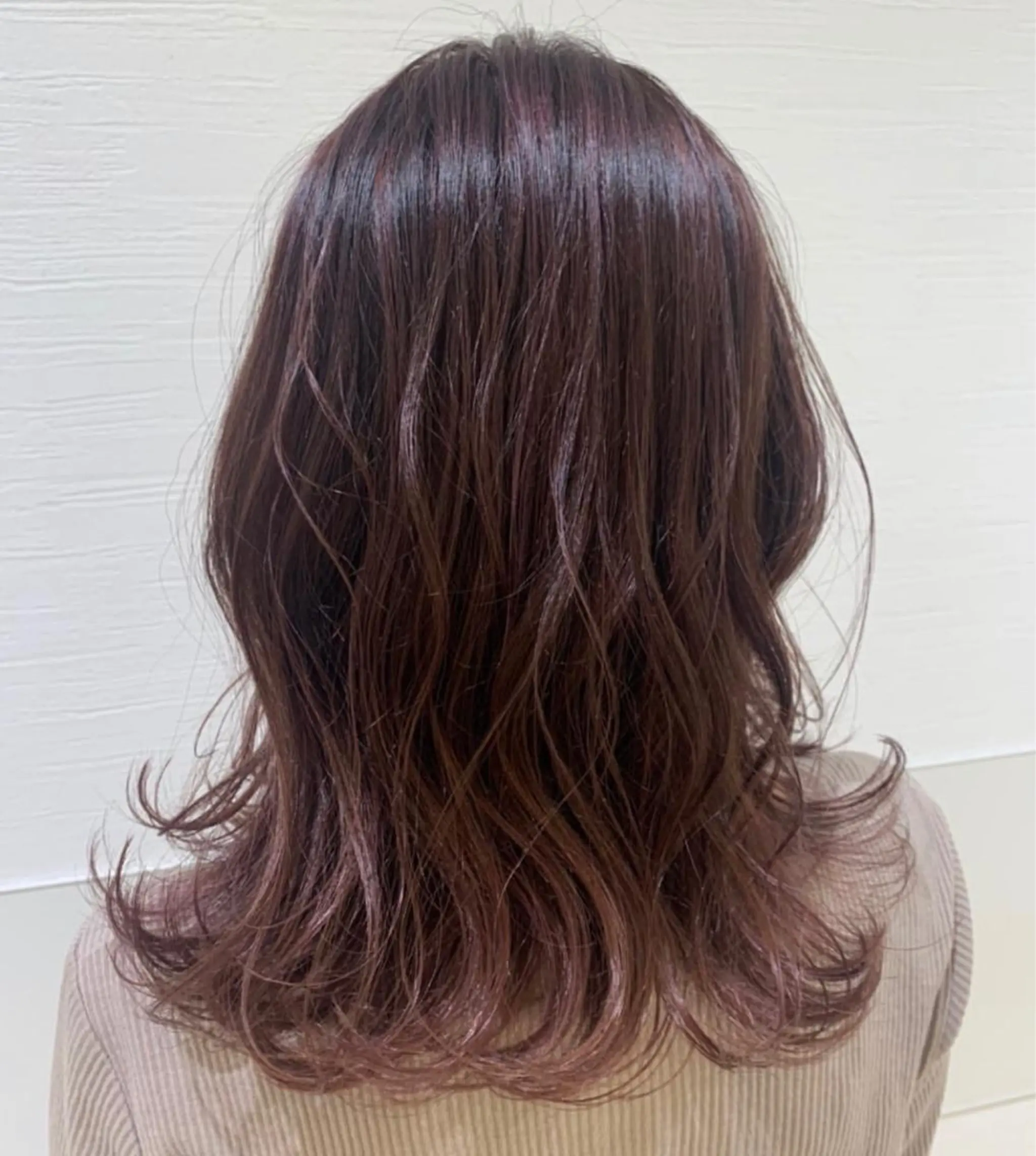 セミロング カラー ハイライトカラー ラベンダーカラー ハイライト arch by kenjeのヘアスタイル