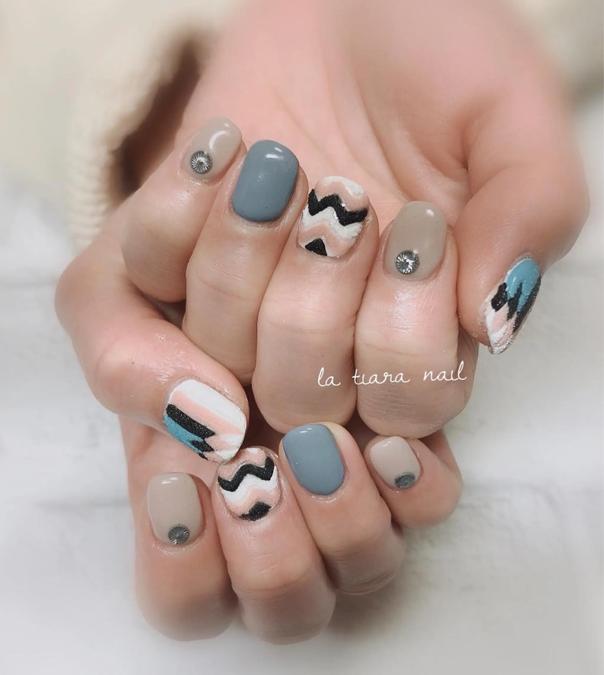 ネイル ハンドネイル Blue  bird  nail所属・Blue bird  nailのネイルデザイン