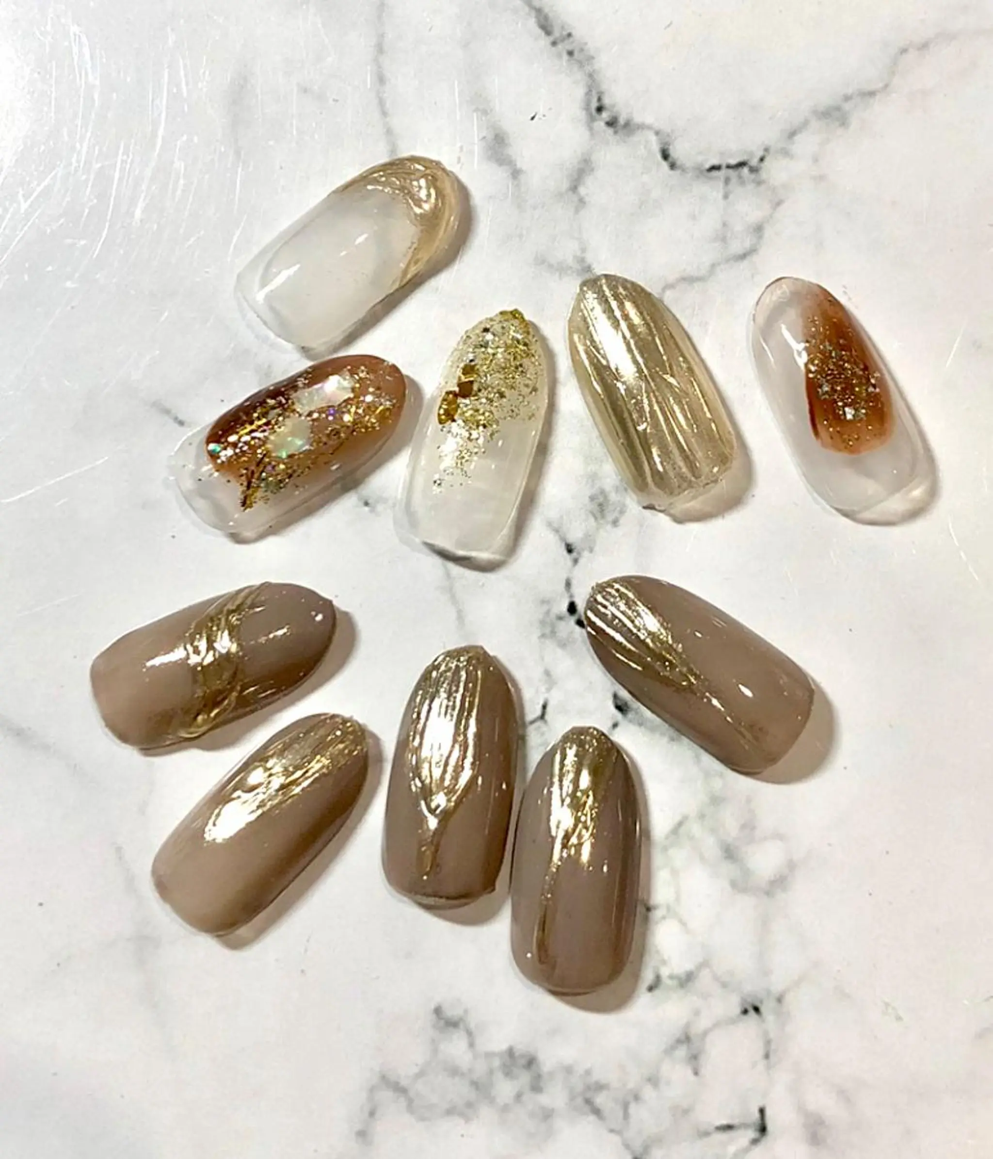 ネイル アートネイル ミラーネイル Ｈ3（エイチスリー）所属・H3 hitoのネイルデザイン