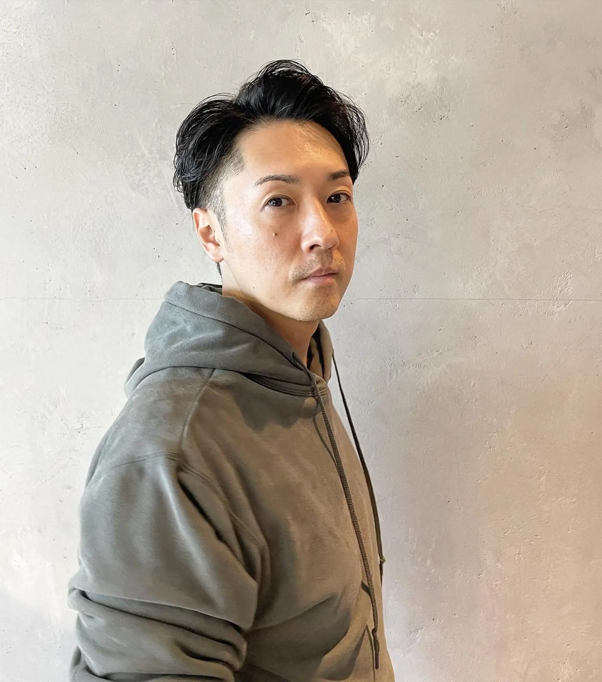 ミディアム メンズ 骨格補正カット✂︎ 🌟菅野陽介🌟のヘアスタイル