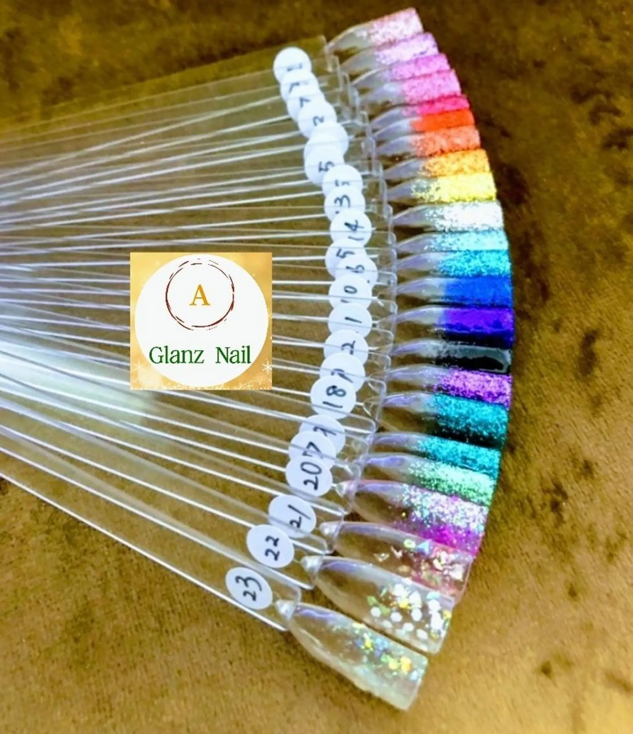 ネイル キラキラネイル ラメ(グリッター) Glanz  Nail aのネイルデザイン