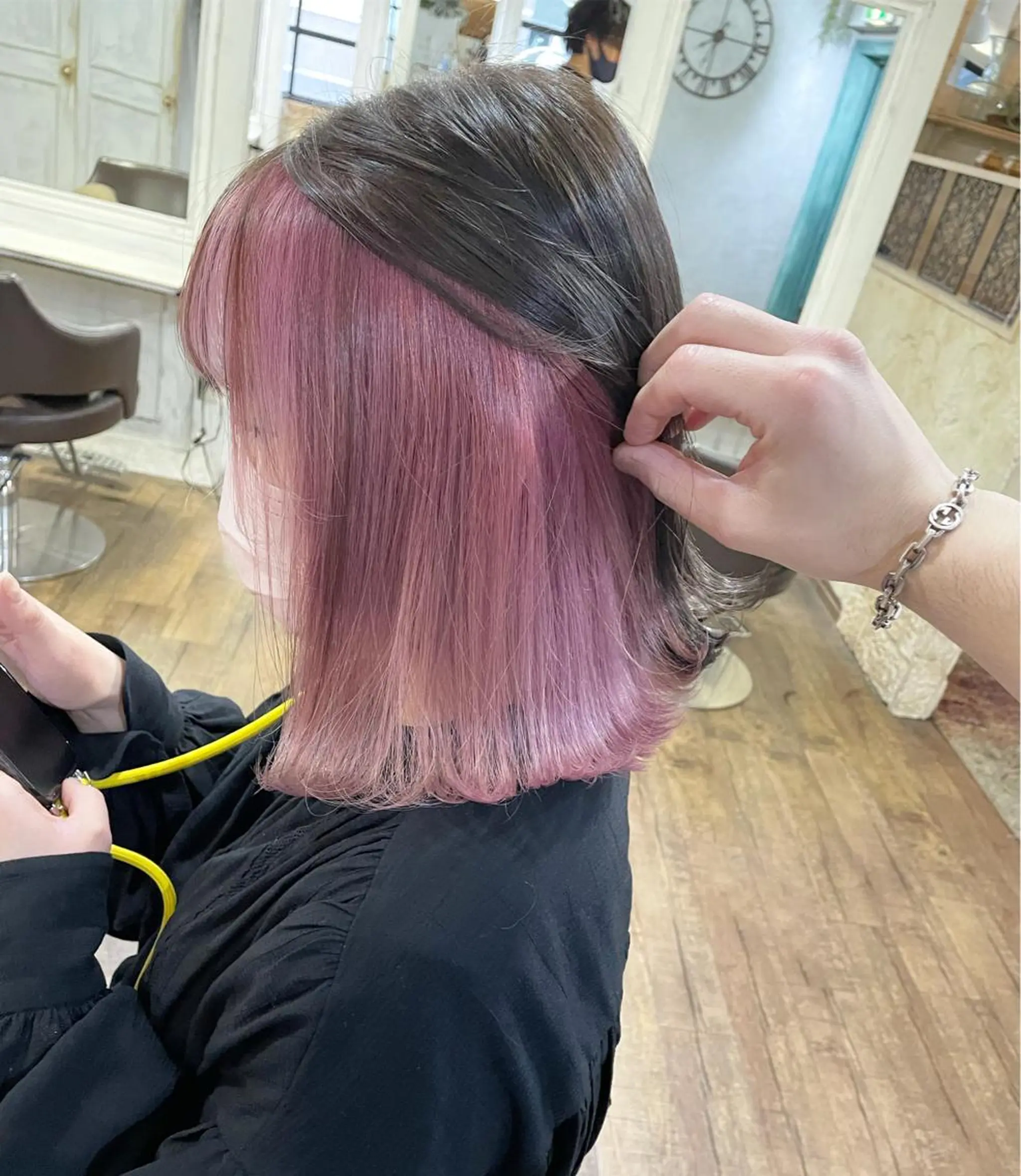 ショート カラー ヘアカラー 遠藤 拓馬のヘアスタイル