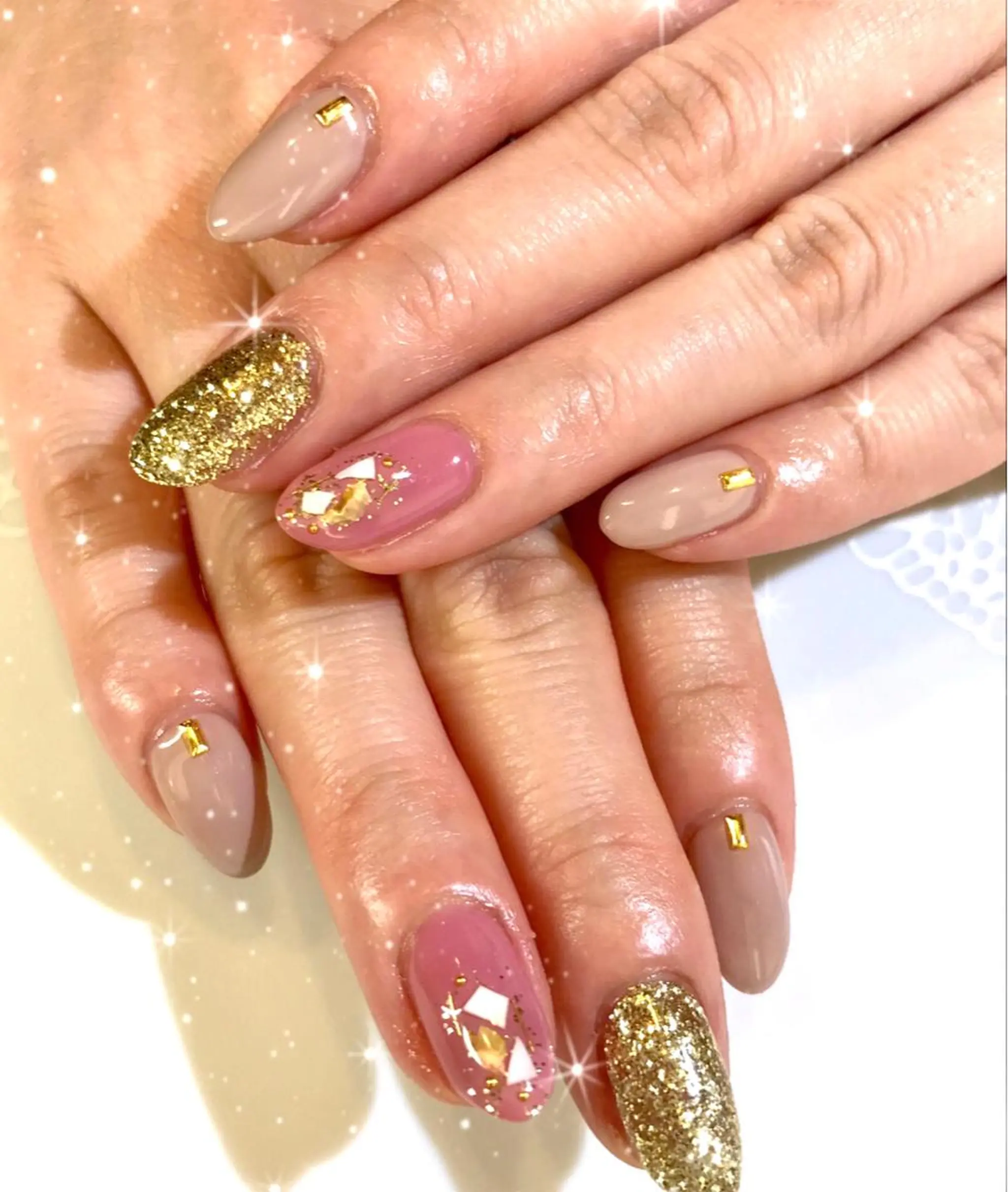 ネイル 持ち込み 水戸 彩夏のネイルデザイン