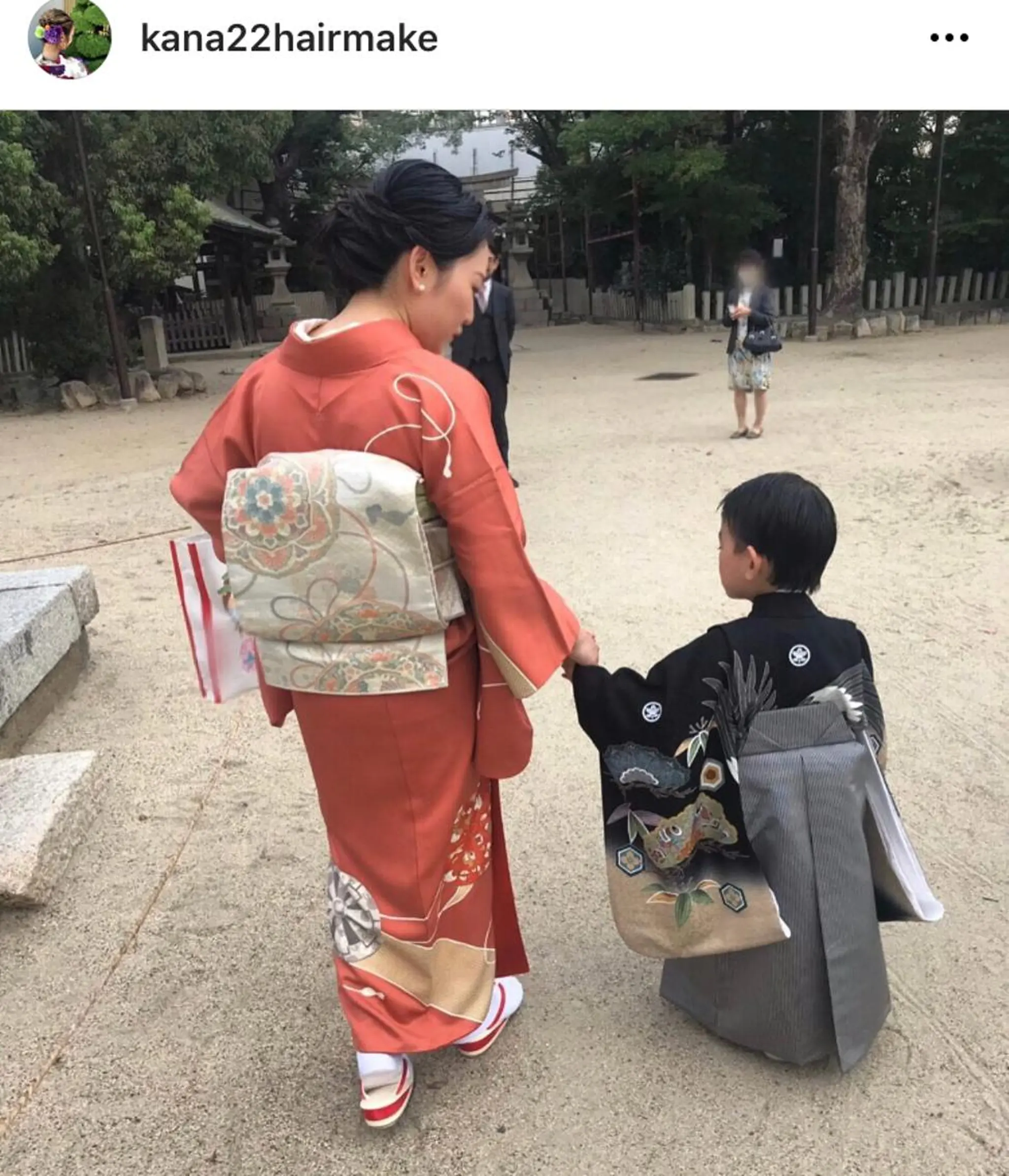 ミディアム ヘアアレンジ キッズ 着付け KANA カナのマツエク・マツパデザイン