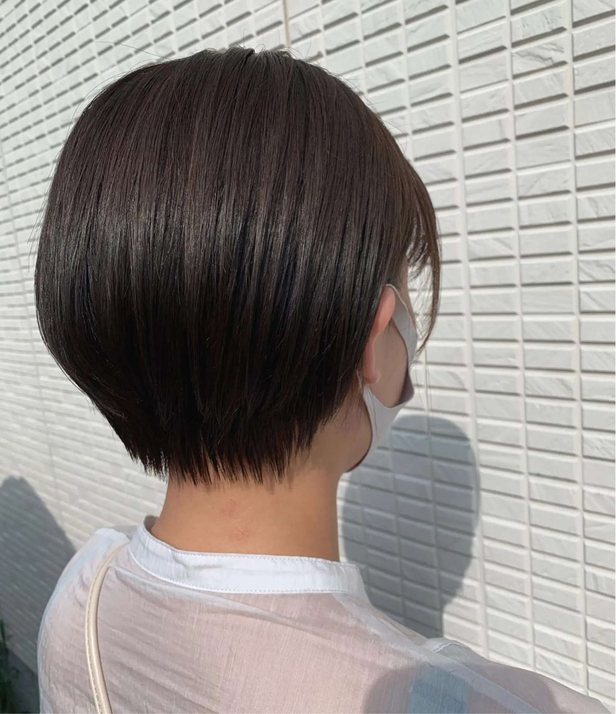ショート カラー アッシュ カット ヘアカラー トリートメント 菅野 愛のヘアスタイル