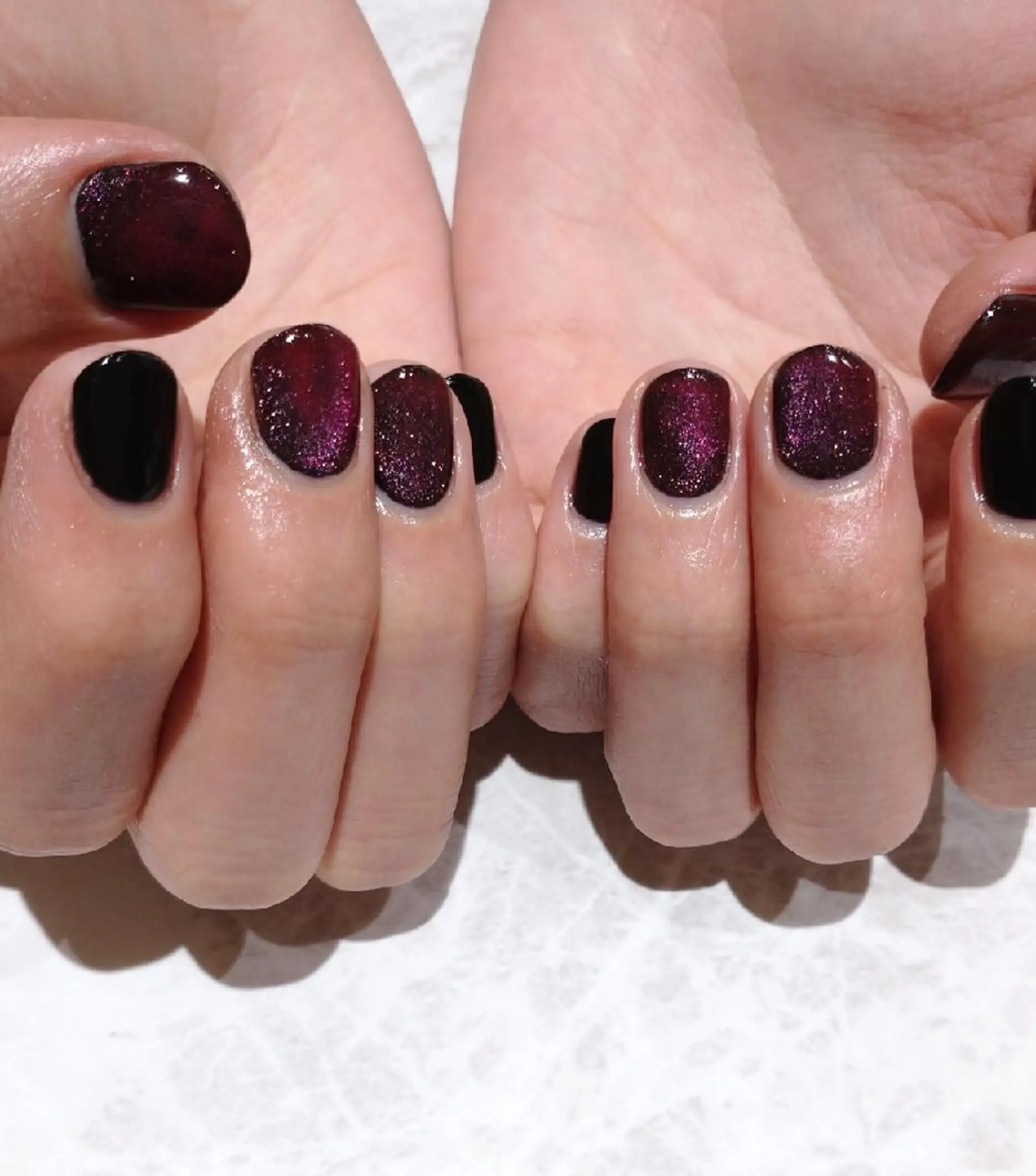 ネイル マグネットネイル メンズネイル ハンドネイル 會田 瑠衣のネイルデザイン