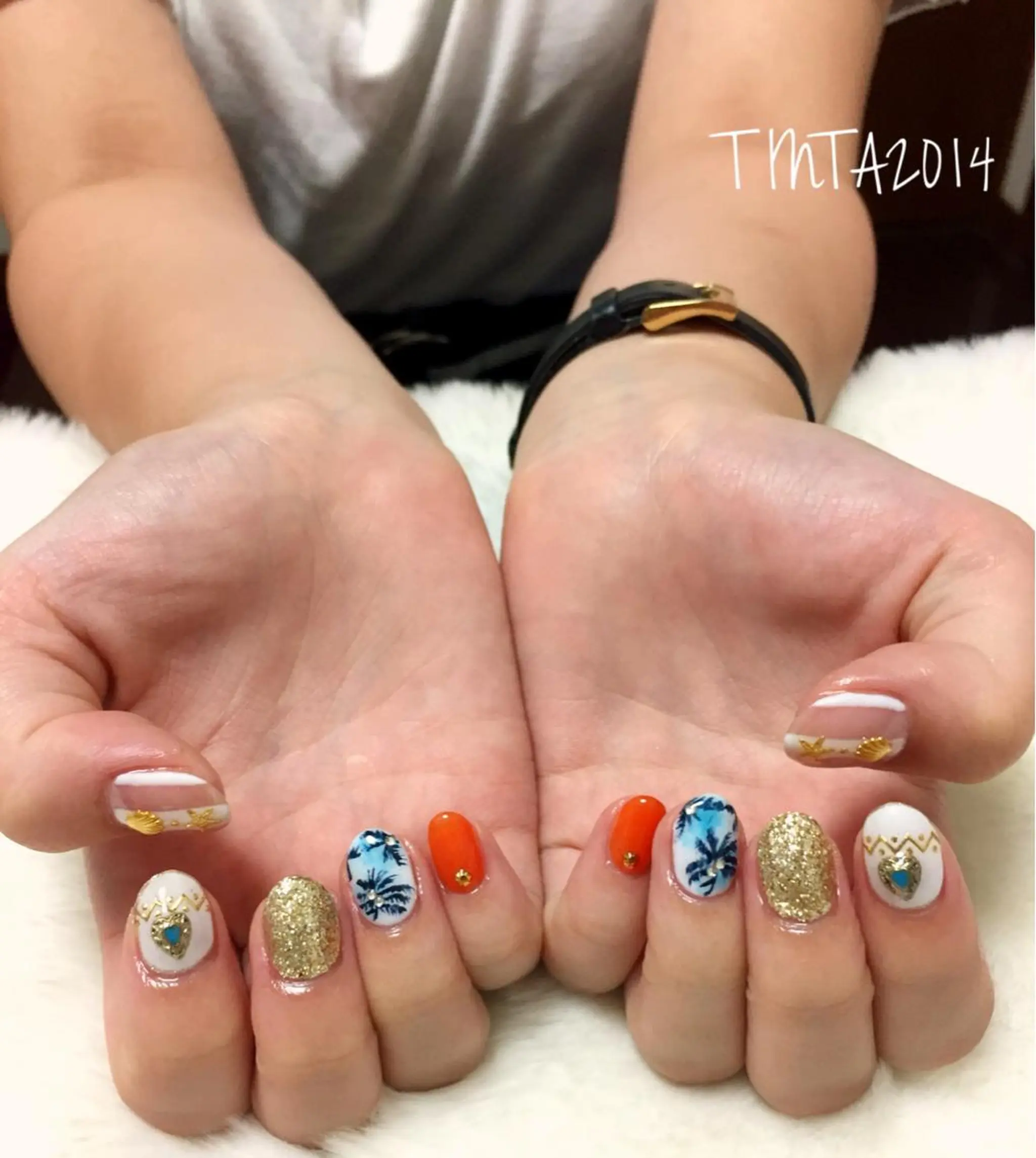 ネイル 夏ネイル ネイルサロン ティンタ所属・馬場 典子のネイルデザイン