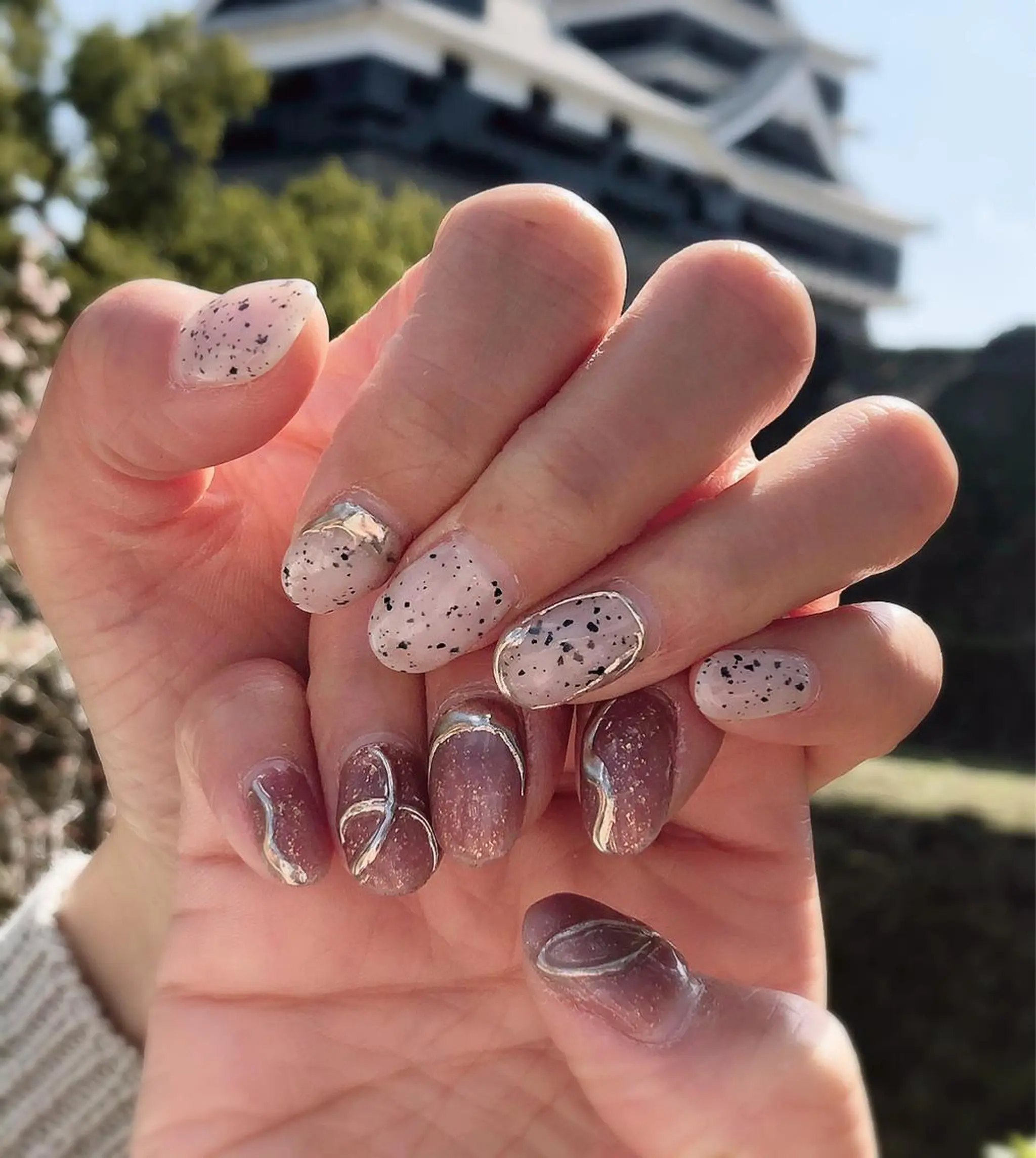 ネイル ニュアンスネイル nail salon Regaosのネイルデザイン