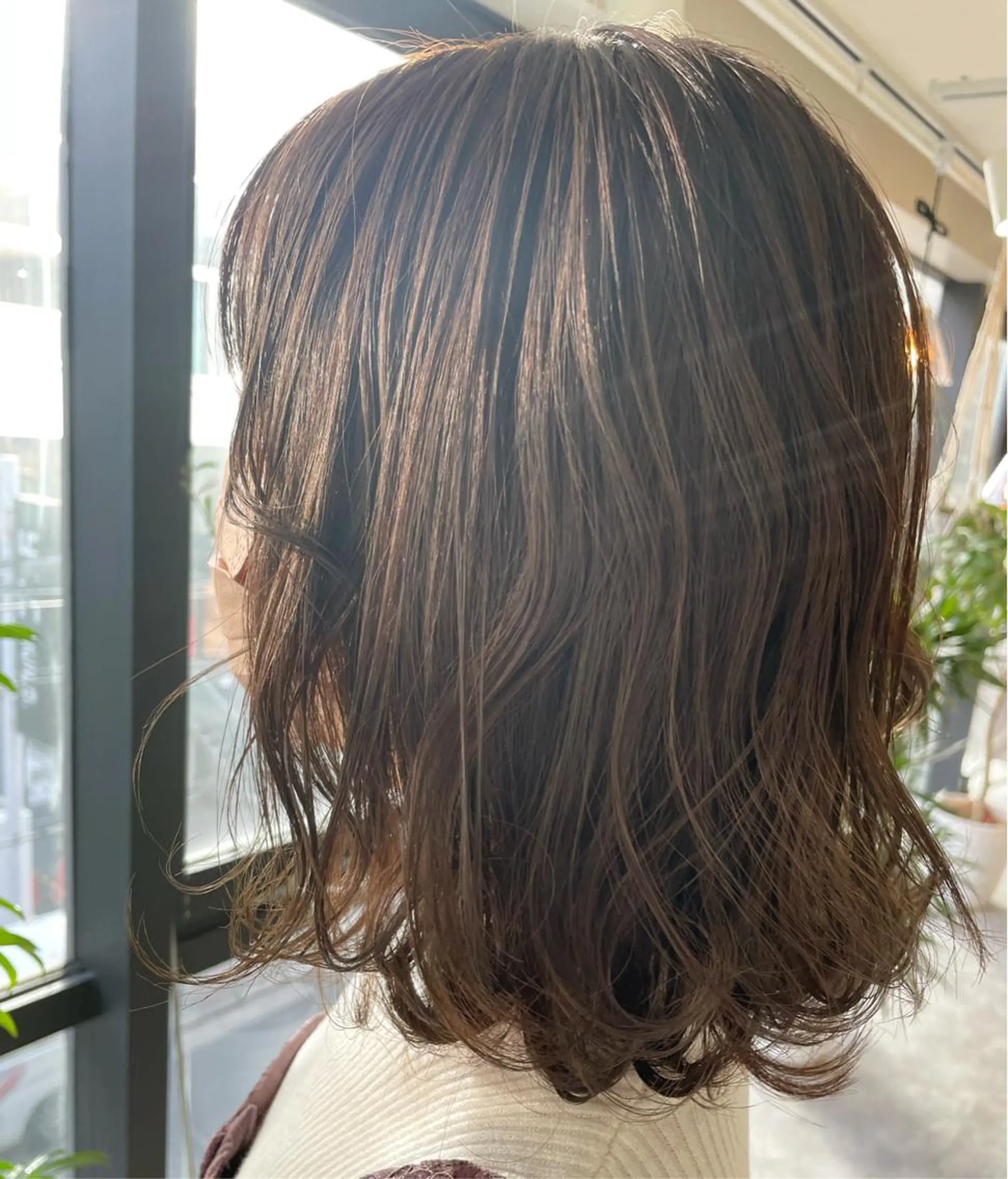 ミディアム カラー ヘアカラー 心斎橋韓国ボブ 好原良真のヘアスタイル