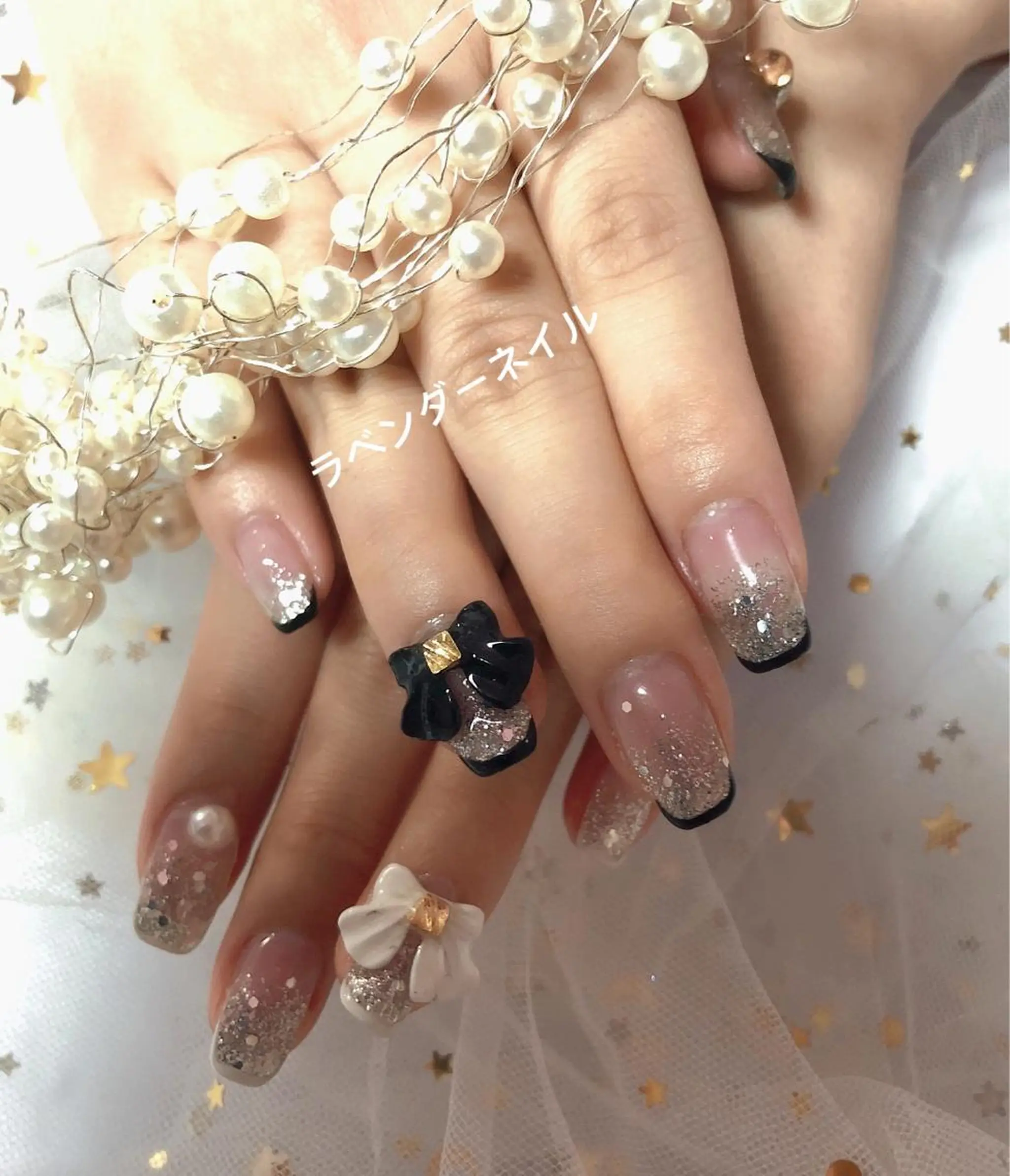 ネイル ラベンダー💖日暮里 ルル💖ネイルのネイルデザイン