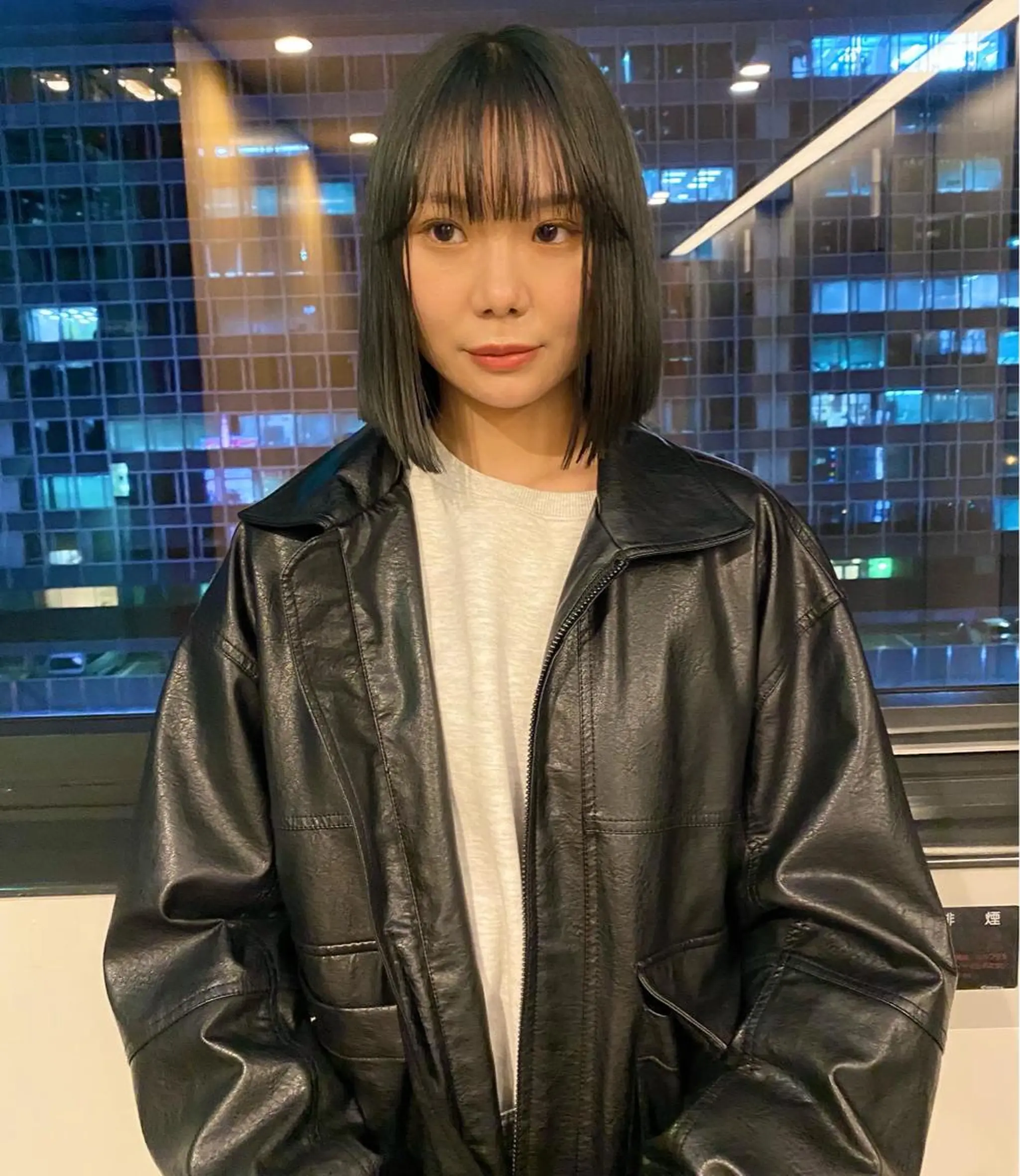 ショート カラー パーマ ヘアアレンジ 髪と音処　マトぺ所属・デザインカラー/ボブ ブリーチカラー/ユリのヘアスタイル