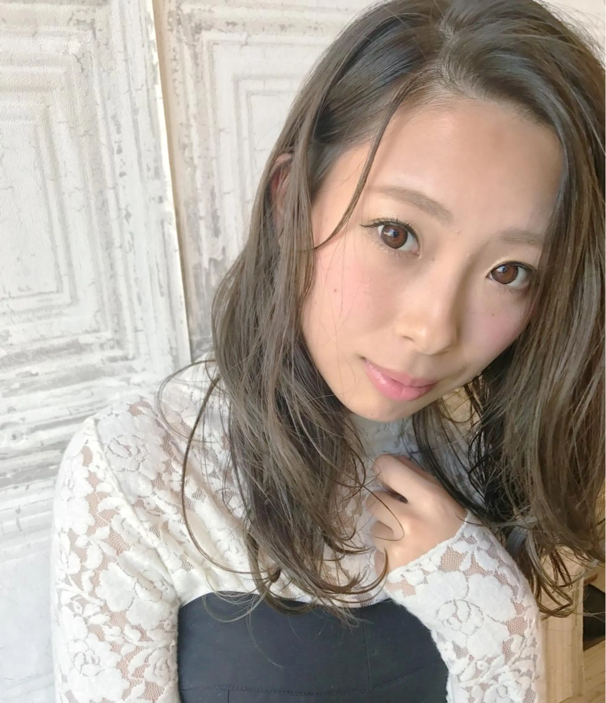 セミロング カラー 日比 貴大/ minim hairのヘアスタイル