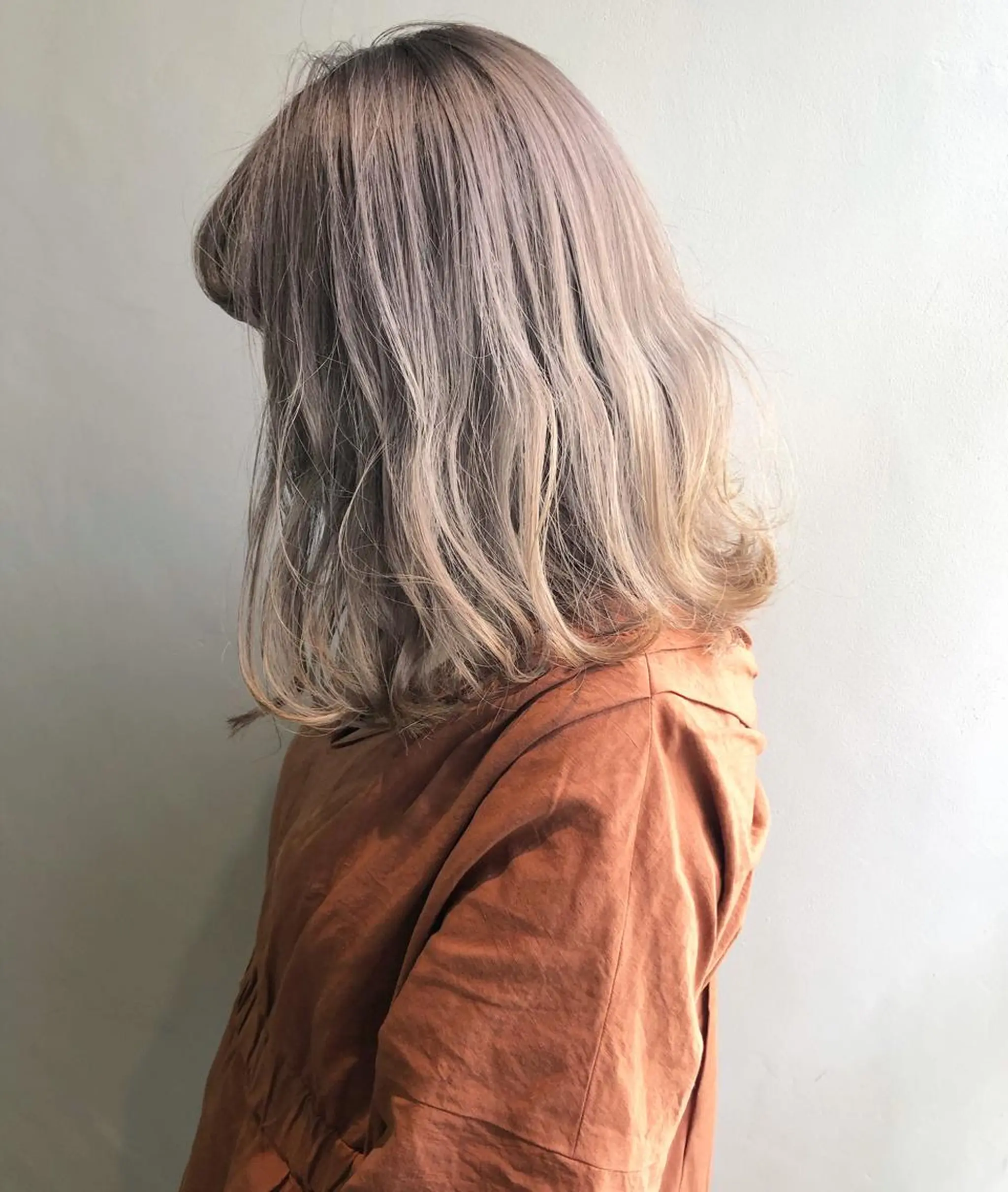 ミディアム カラー ヘアカラー トリートメント ヘアセット 🍃柔らかヘアー田中 瑞希🍃のヘアスタイル