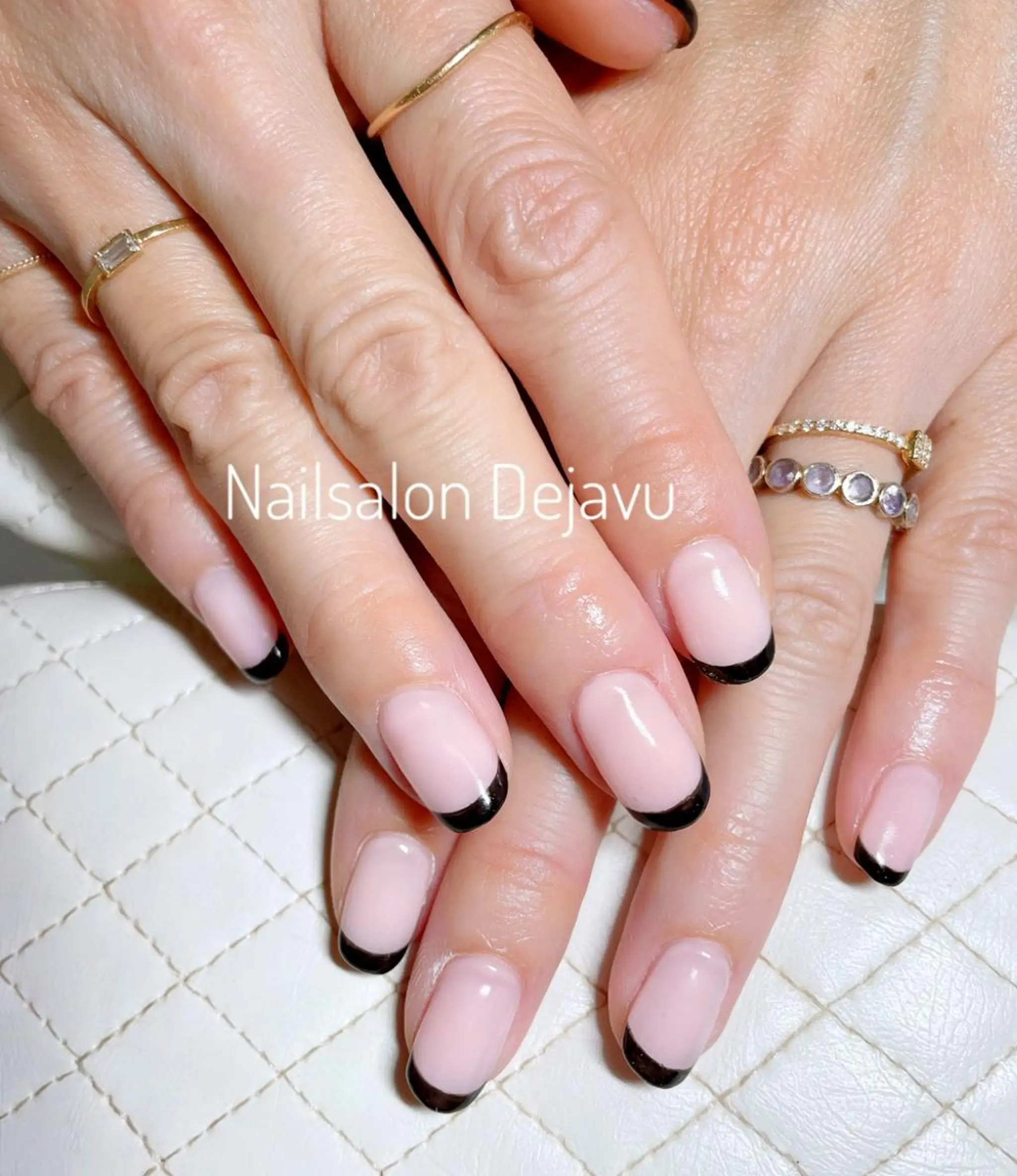 ネイル アートネイル フレンチネイル ジェルネイル ワンカラーネイル Nail salon Dejavu 🌿のネイルデザイン